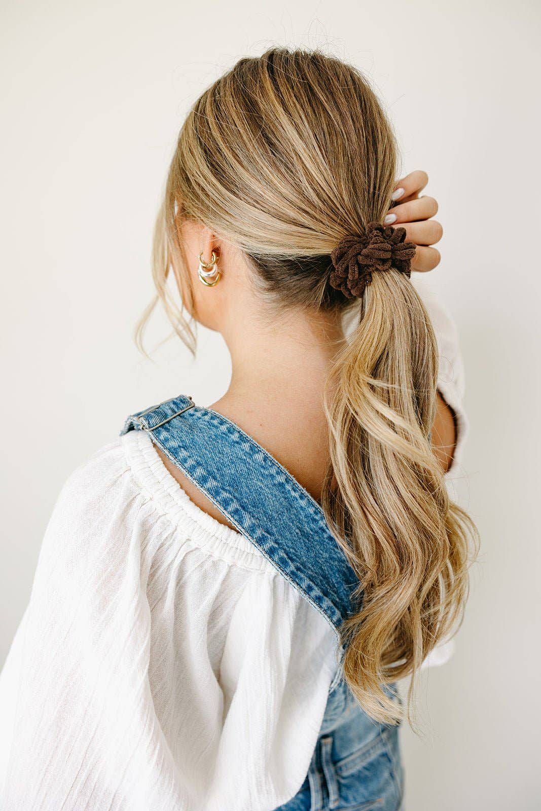 Plush Ruffle Scrunchie