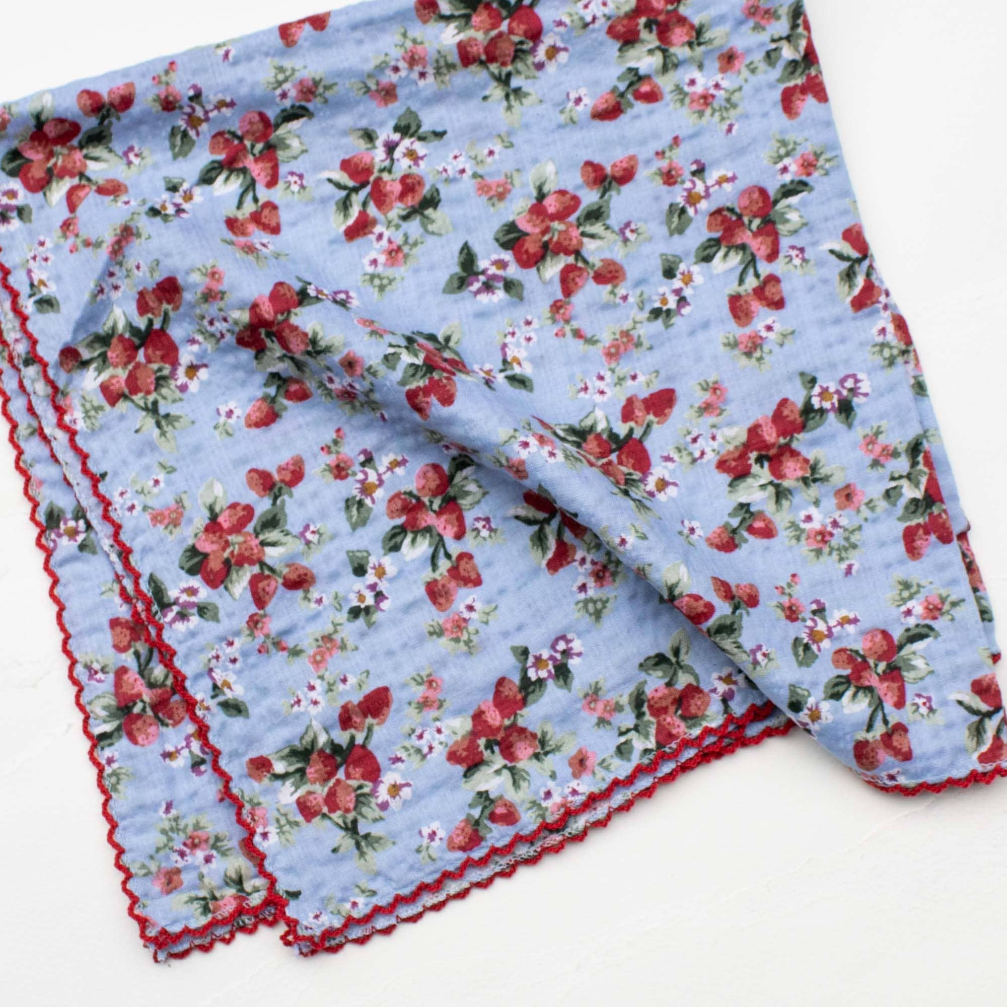 Strawberry Cotton Scarf