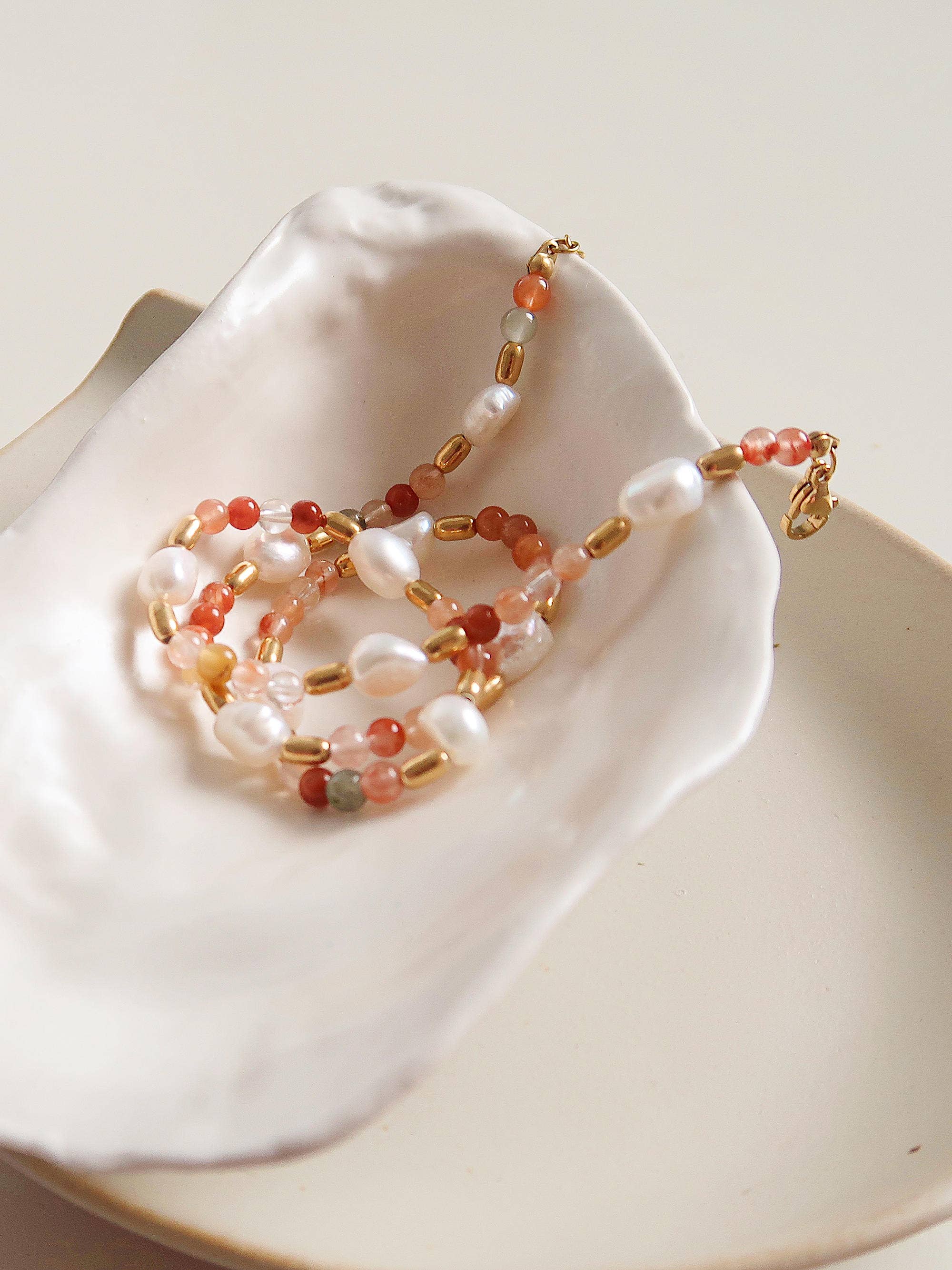 Stone and Bead Bracelet - Proper