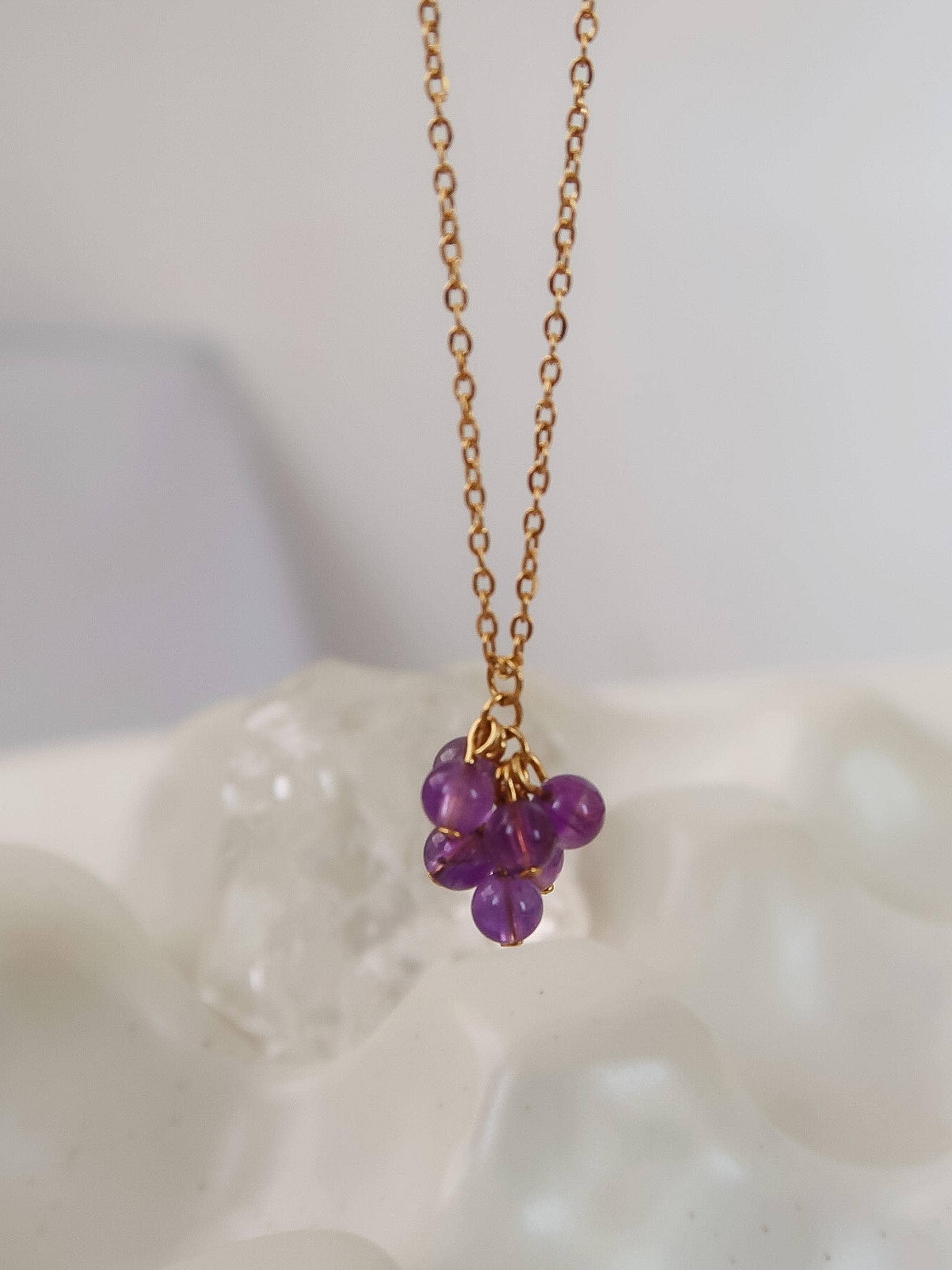 Raisin Grape Necklace - Proper