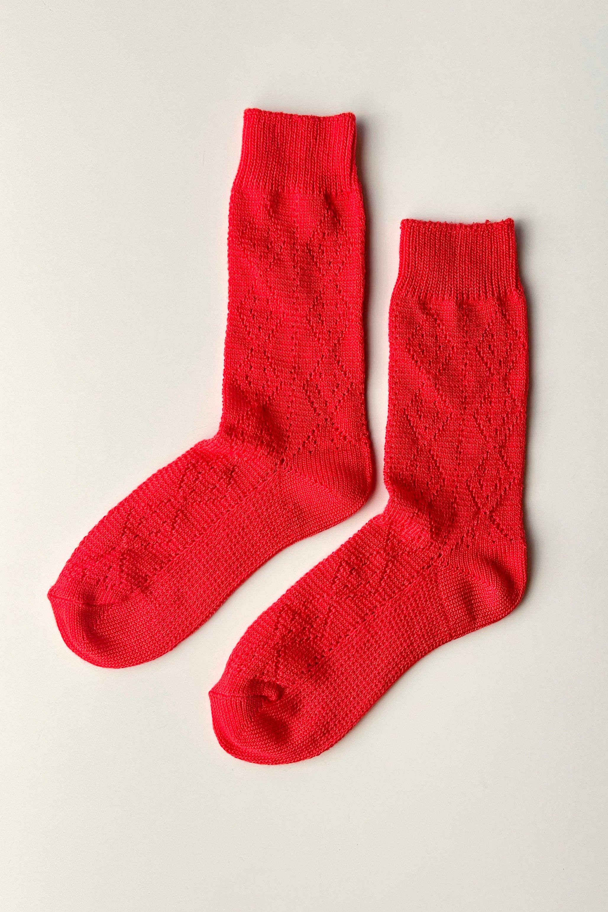 Modal Eyelet Socks (wholesale) - Proper