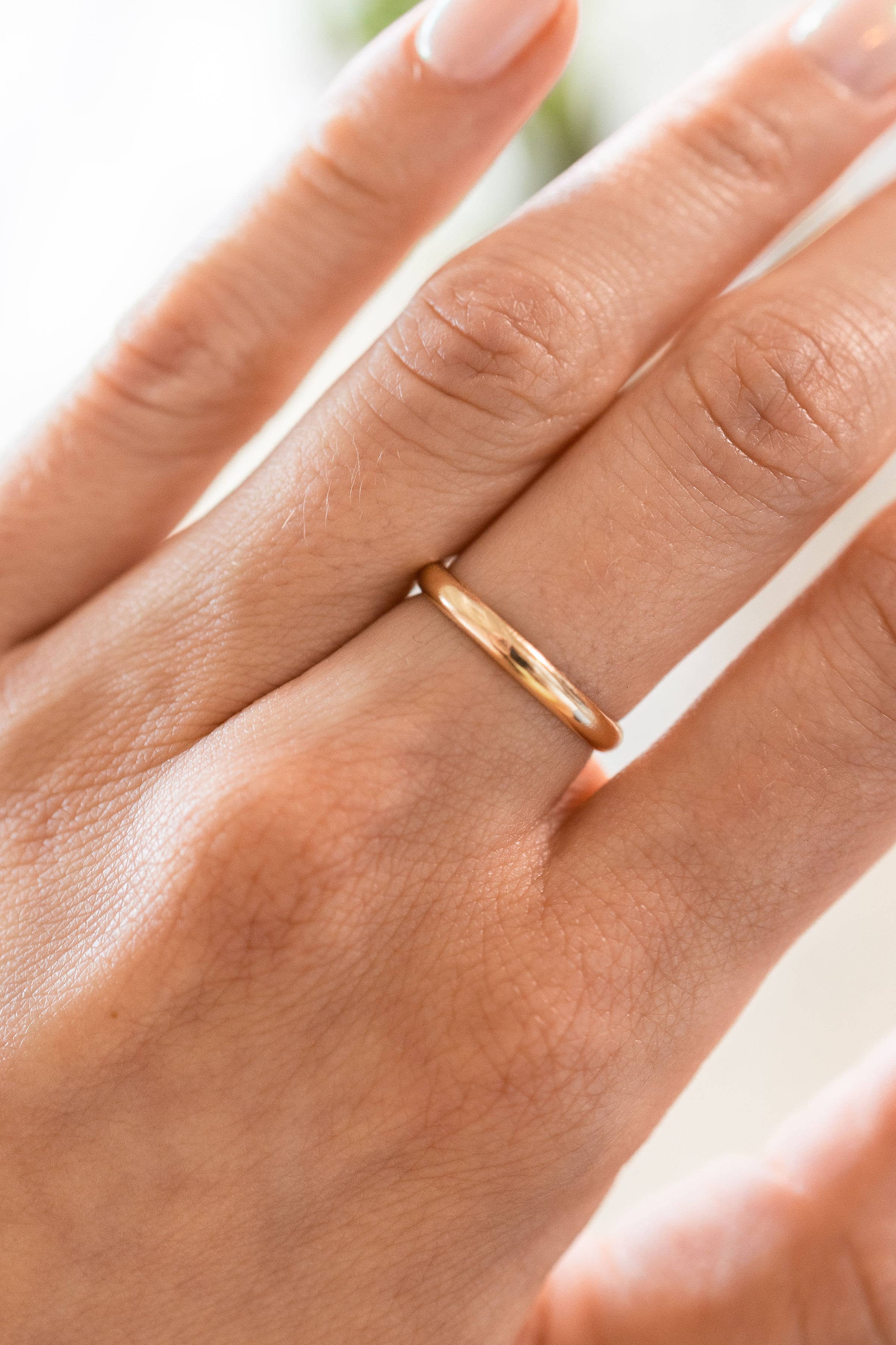 Thick Half Round Ring - Proper