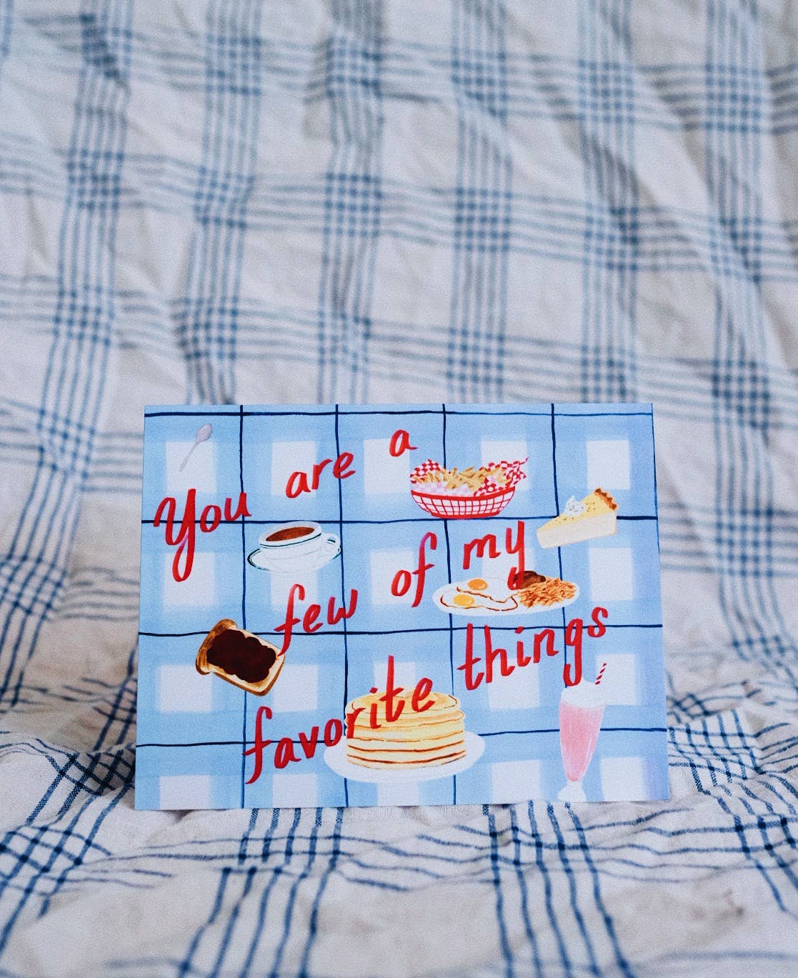 Favorite Things Diner Card - Proper