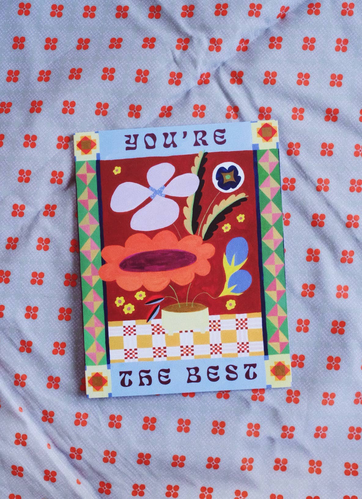 You're The Best Blooms Card - Proper
