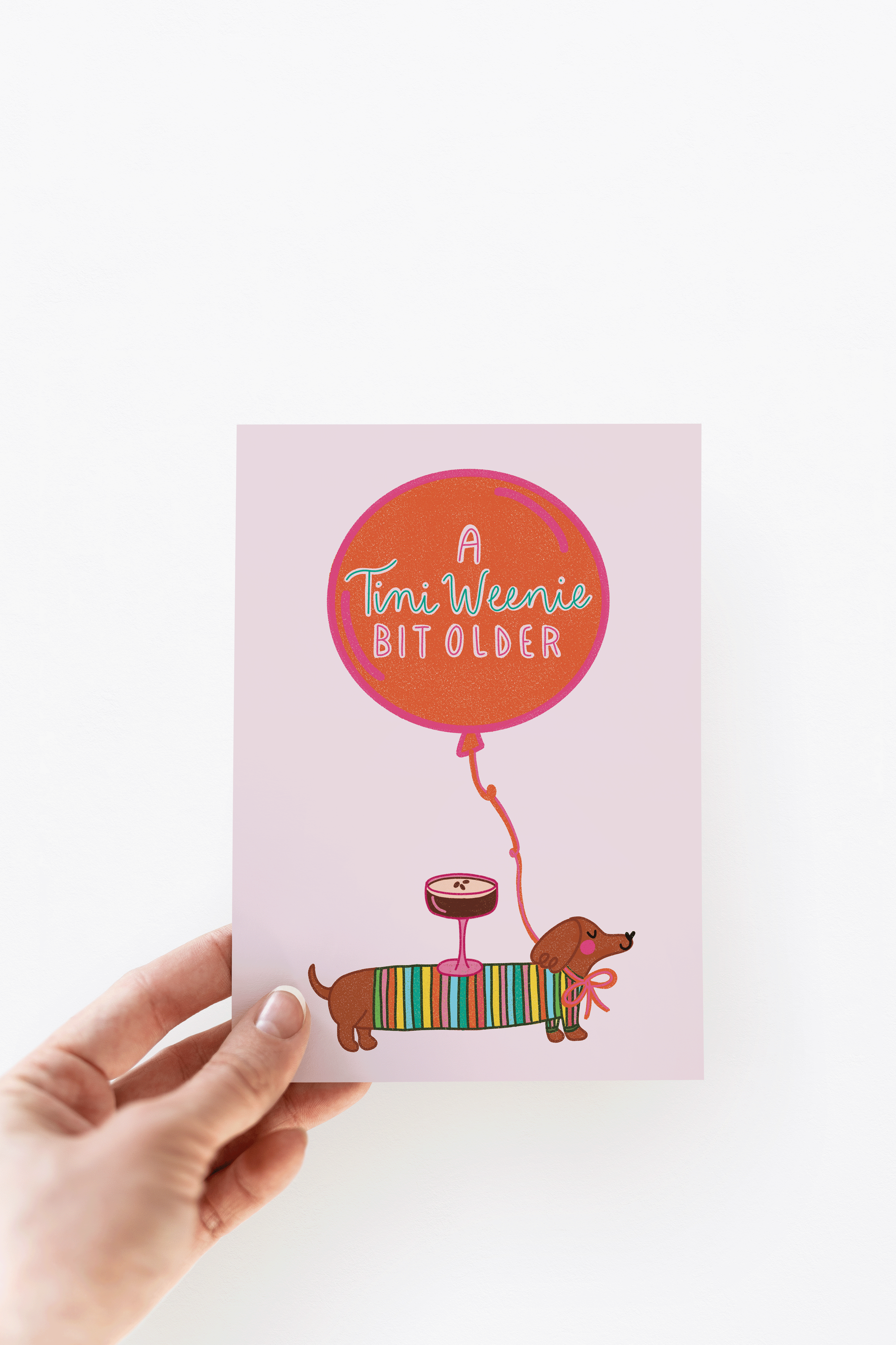 A Tini Weenie Bit Older Birthday Card - Proper