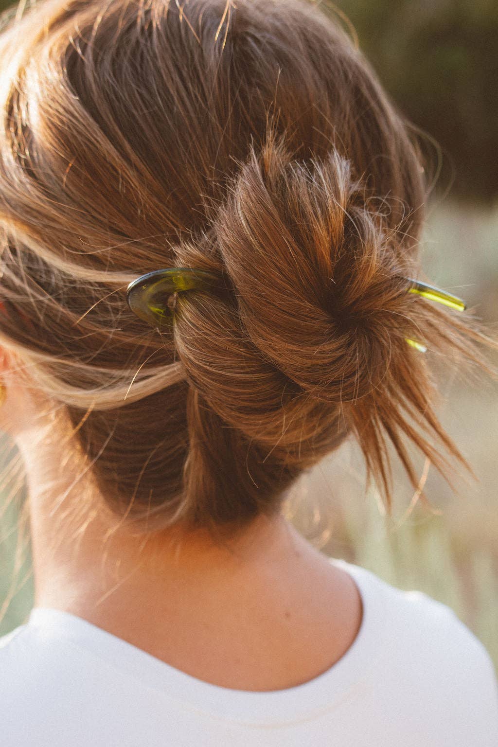 Glossy Wavy Hair Pin