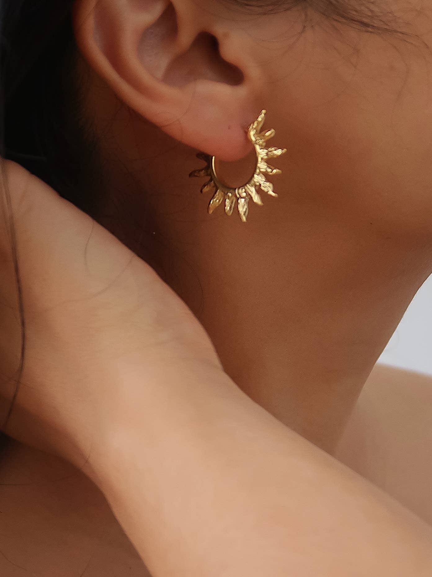 Sablière Sunburst Hoop Earrings