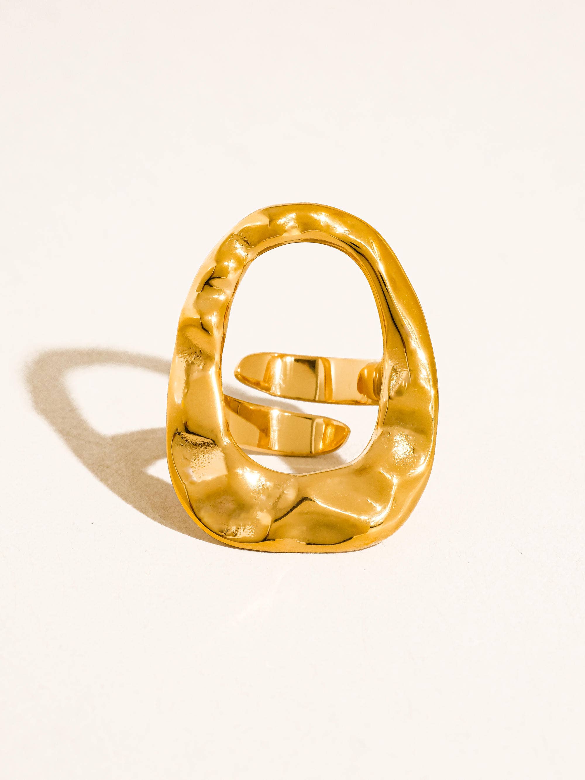 Gold Plated Statement Rings