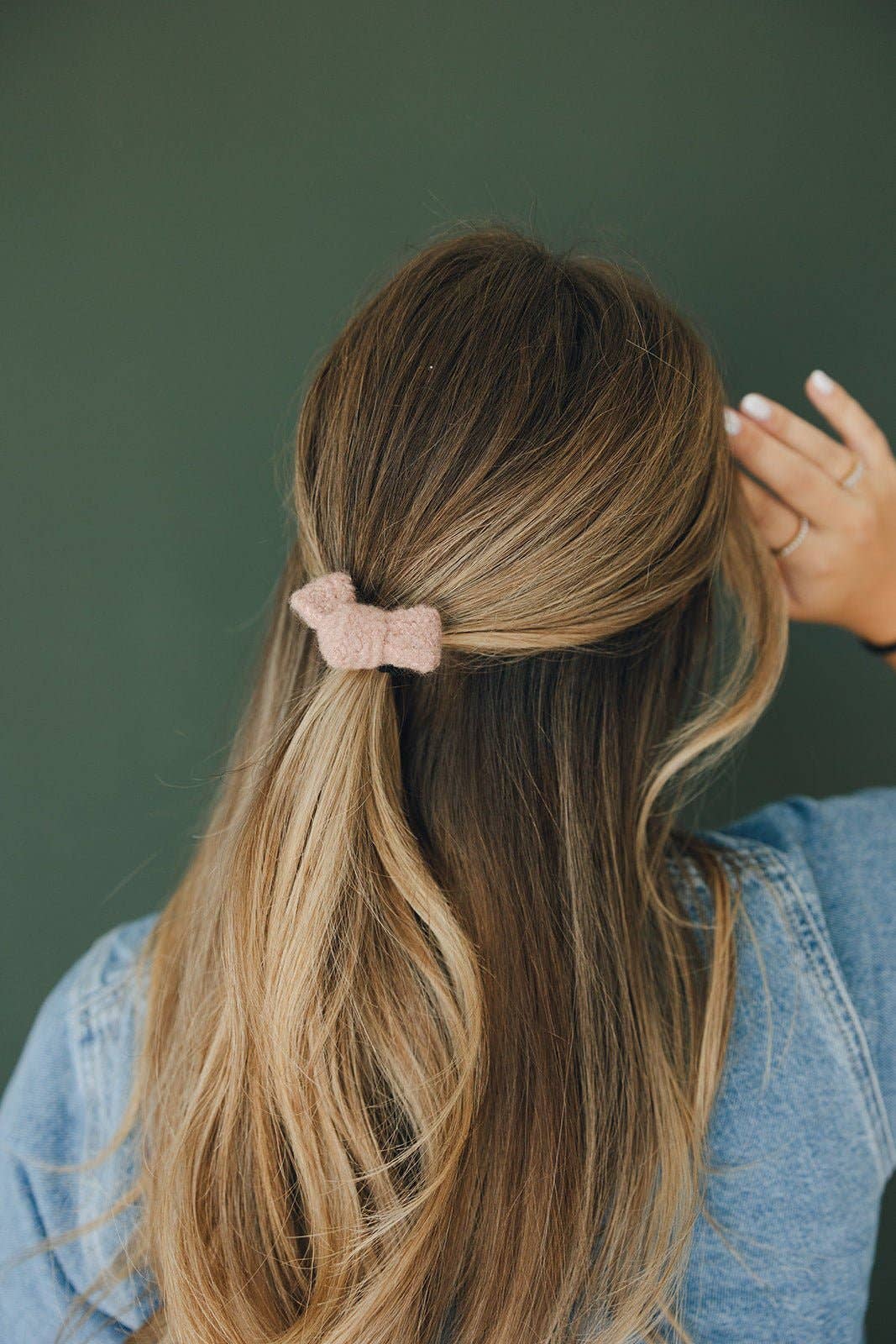 Wool Knot Bow Hair Tie - Proper