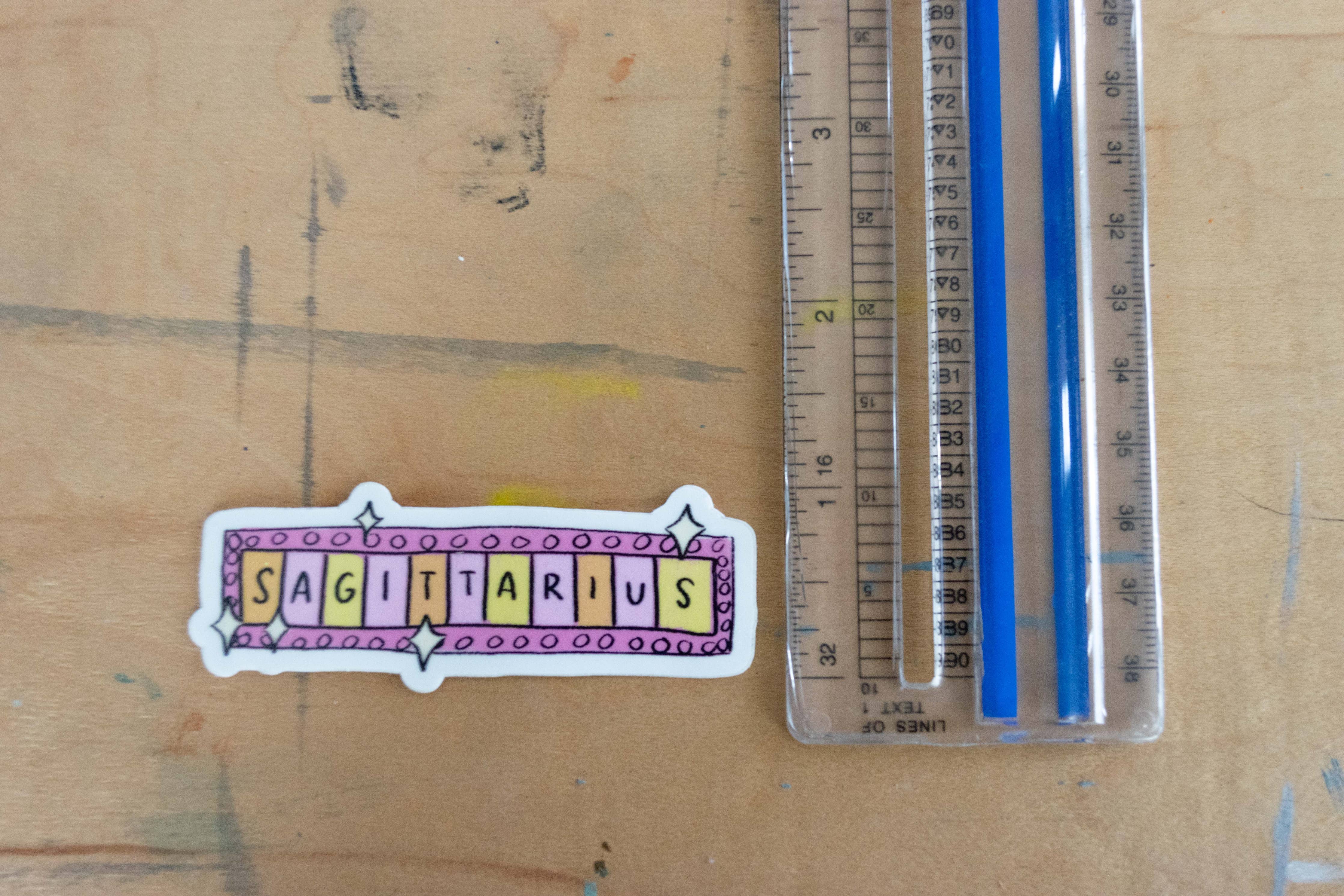 Vintage Inspired Zodiac Stickers