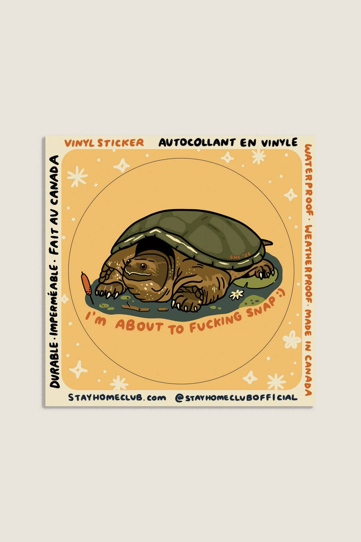 About to Snap Sticker | Waterproof Vinyl Sticker - Proper