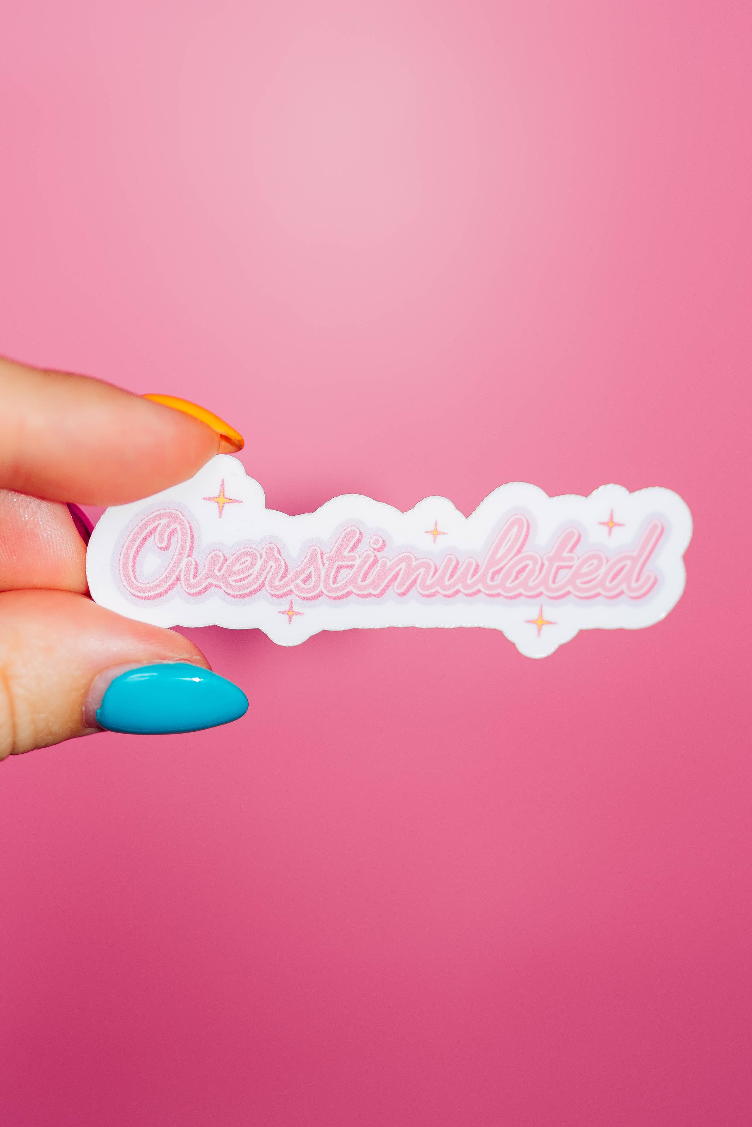 Overstimulated Sticker - Proper
