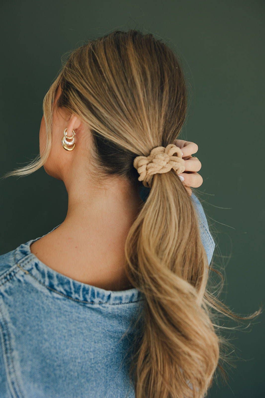 Plush Ruffle Scrunchie