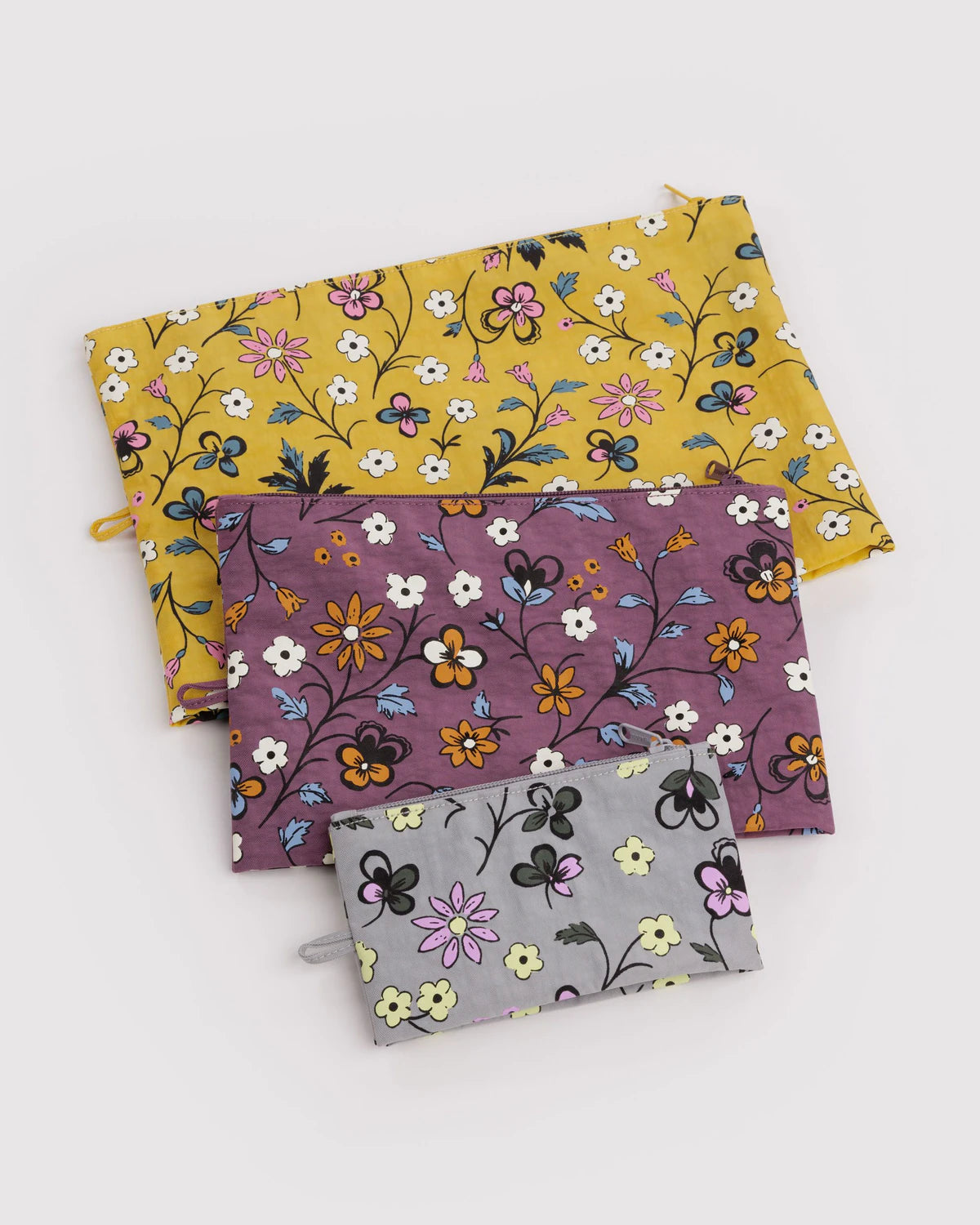 Baggu Go Pouch Set - Wildwood Mix