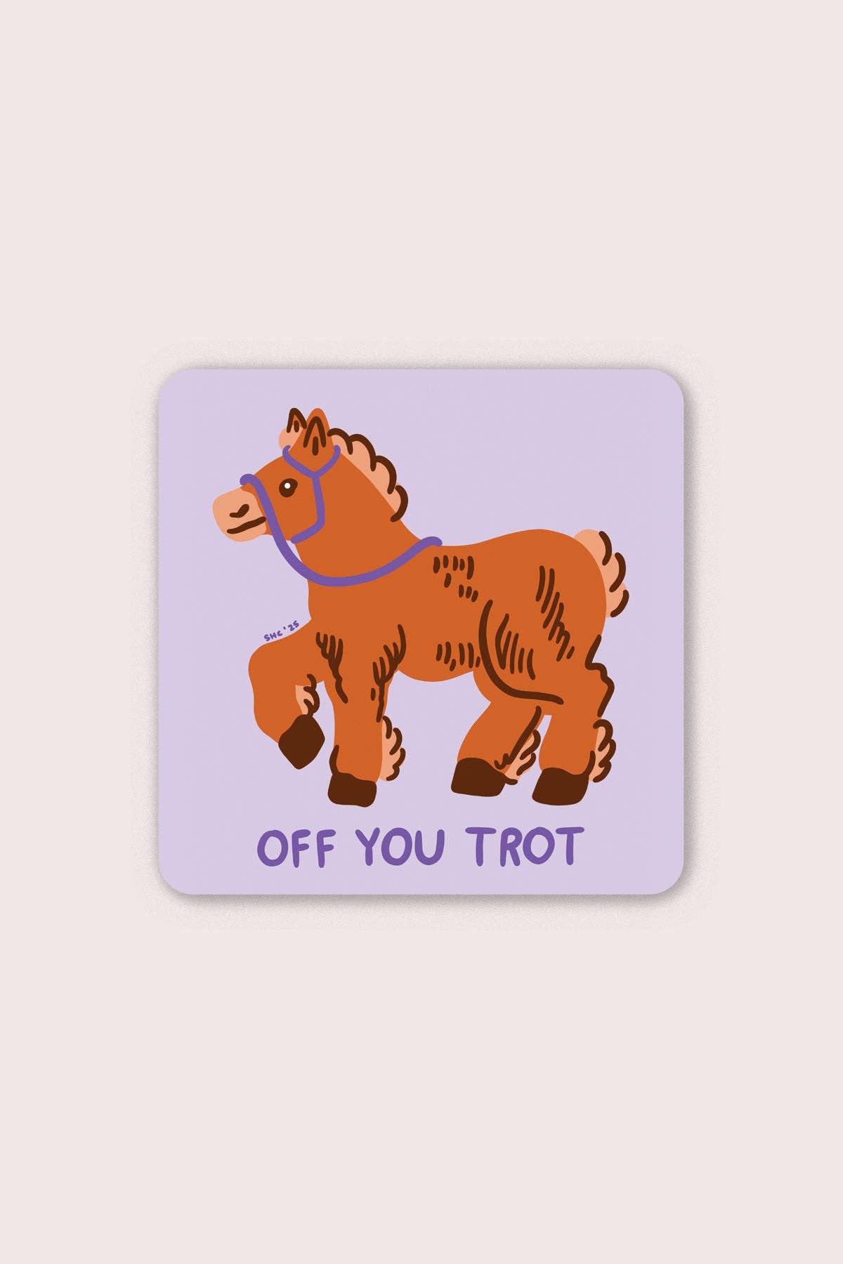 Off You Trot Sticker | Waterproof Vinyl Sticker - Proper