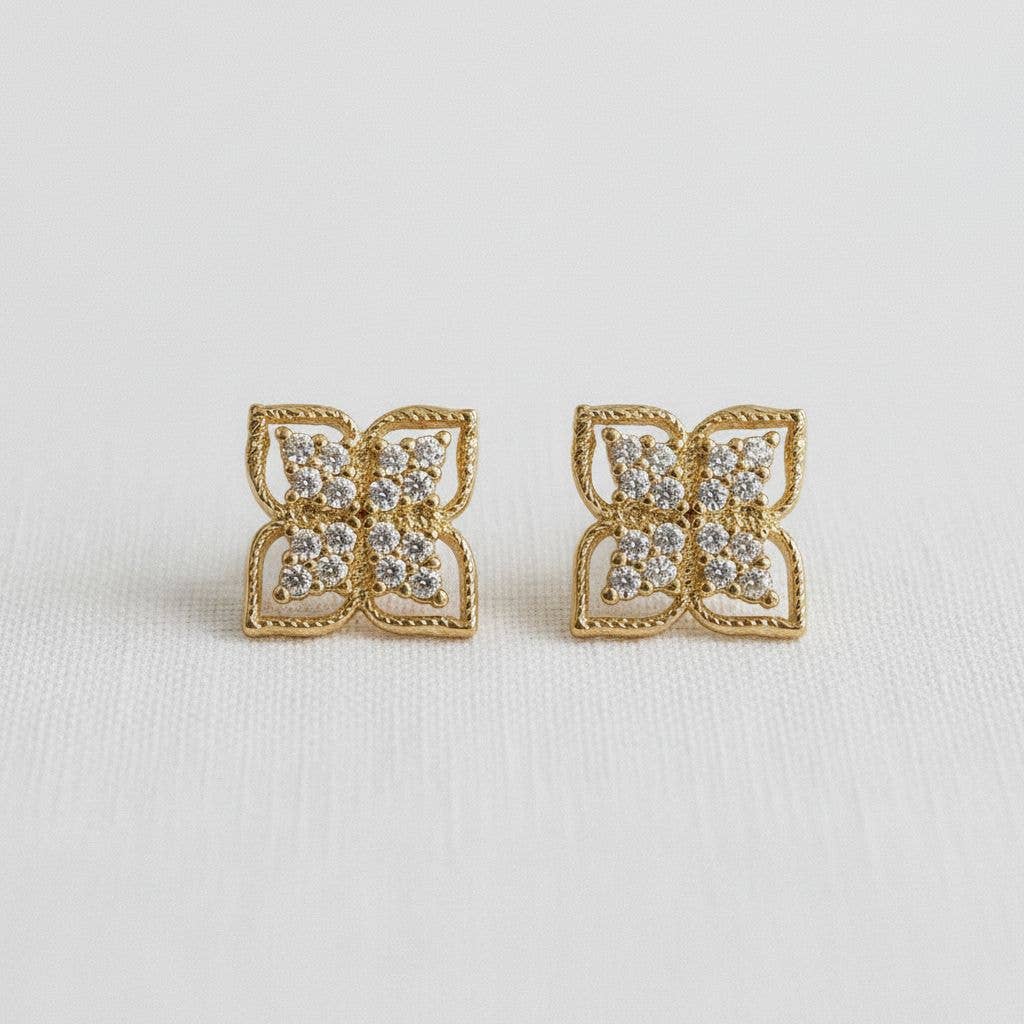 Zircon Stud Earrings