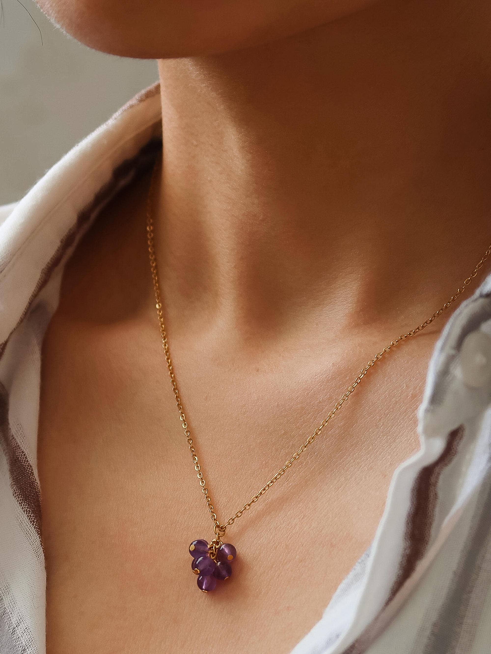 Raisin Grape Necklace - Proper