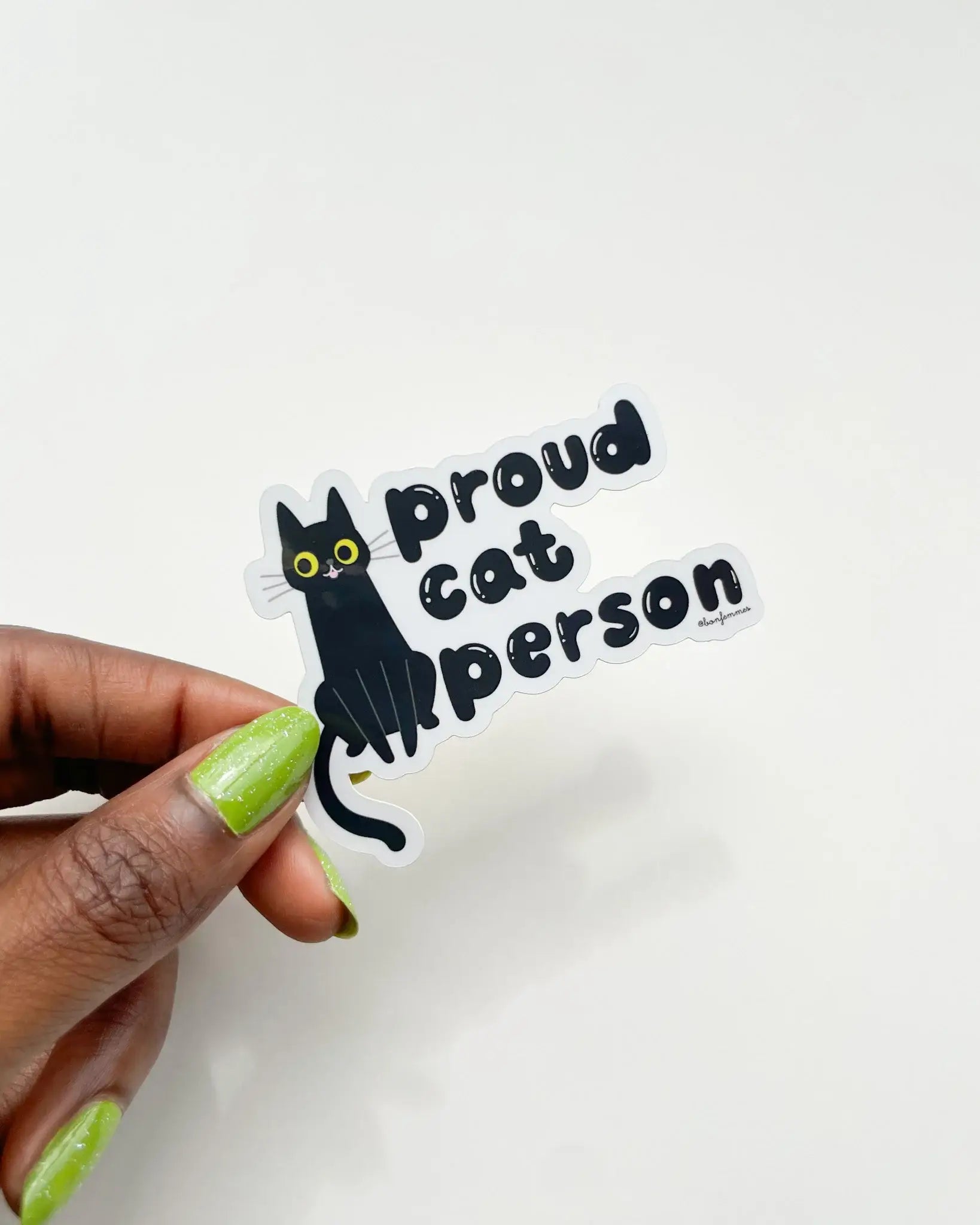 Proud Cat Person Sticker - Proper