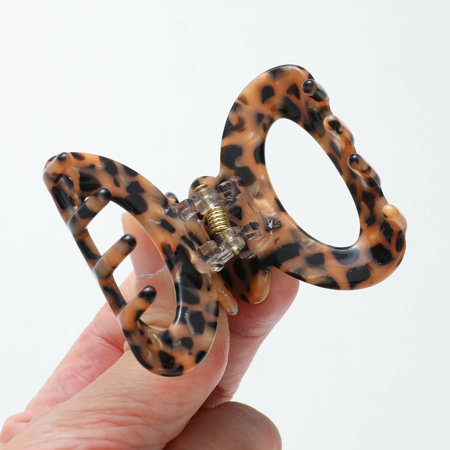 Wild Leopard Mini Claw Clip