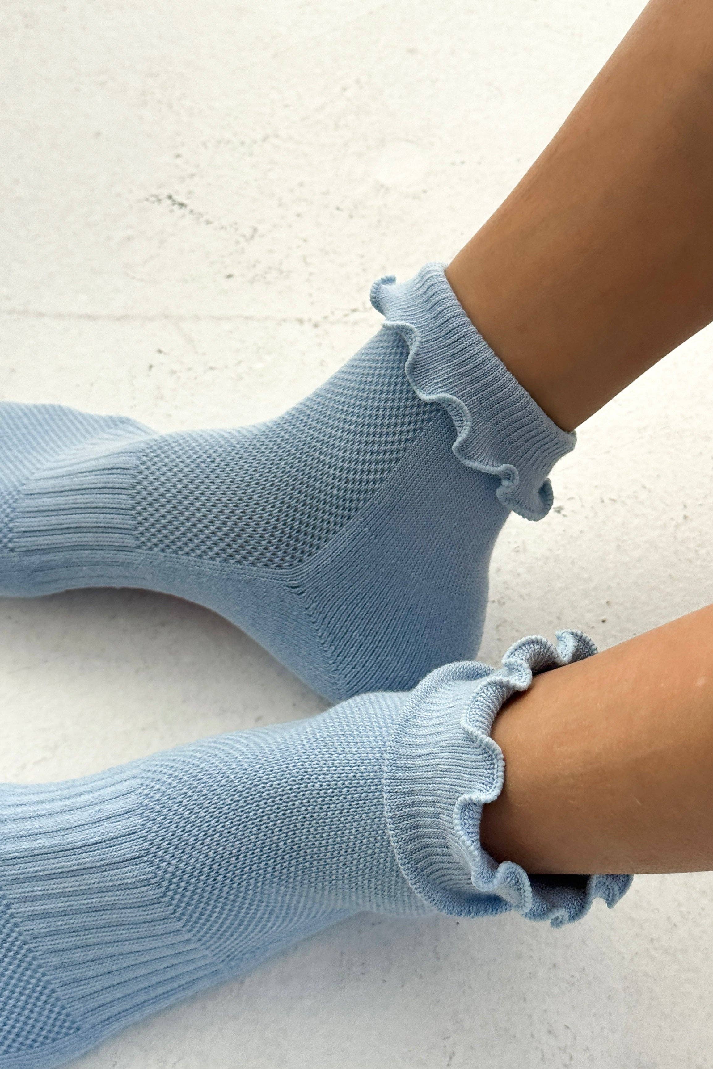 Ruffled Hugger Crew Socks (Wholesale) - Proper