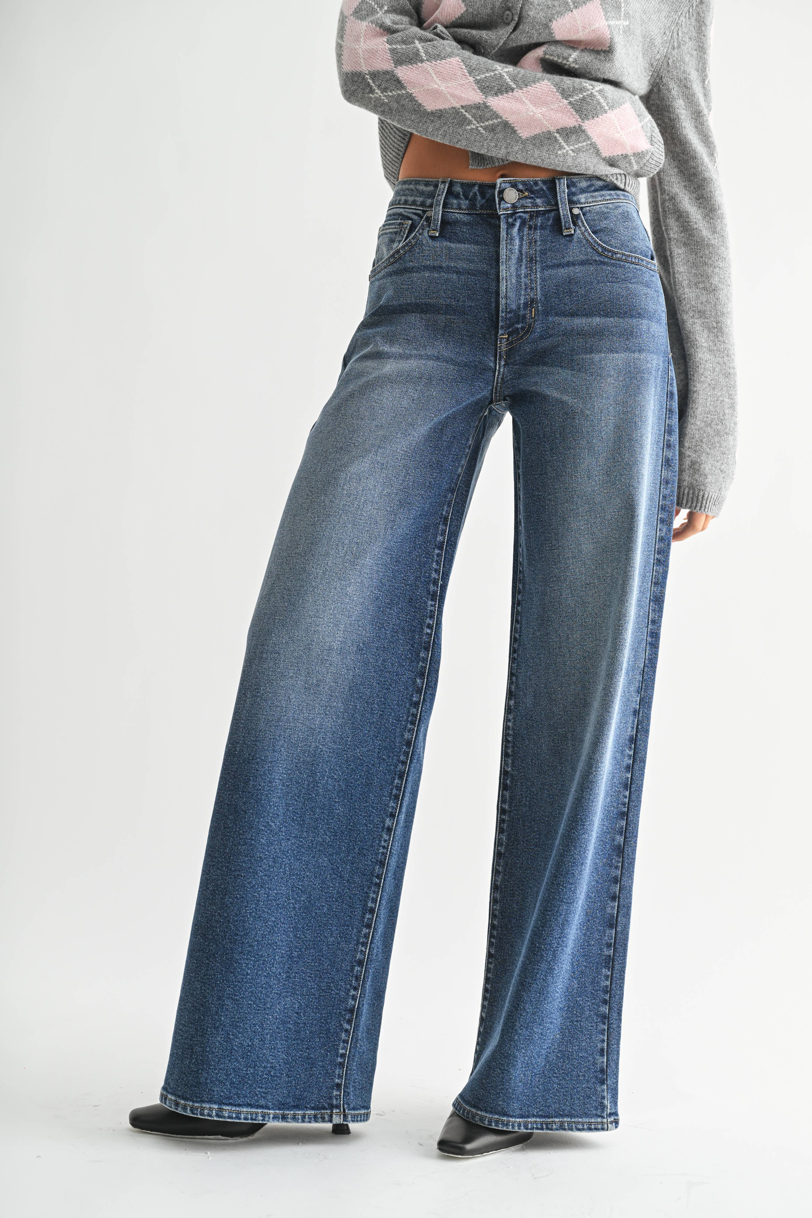 Ultra Wide Leg Jeans - Proper