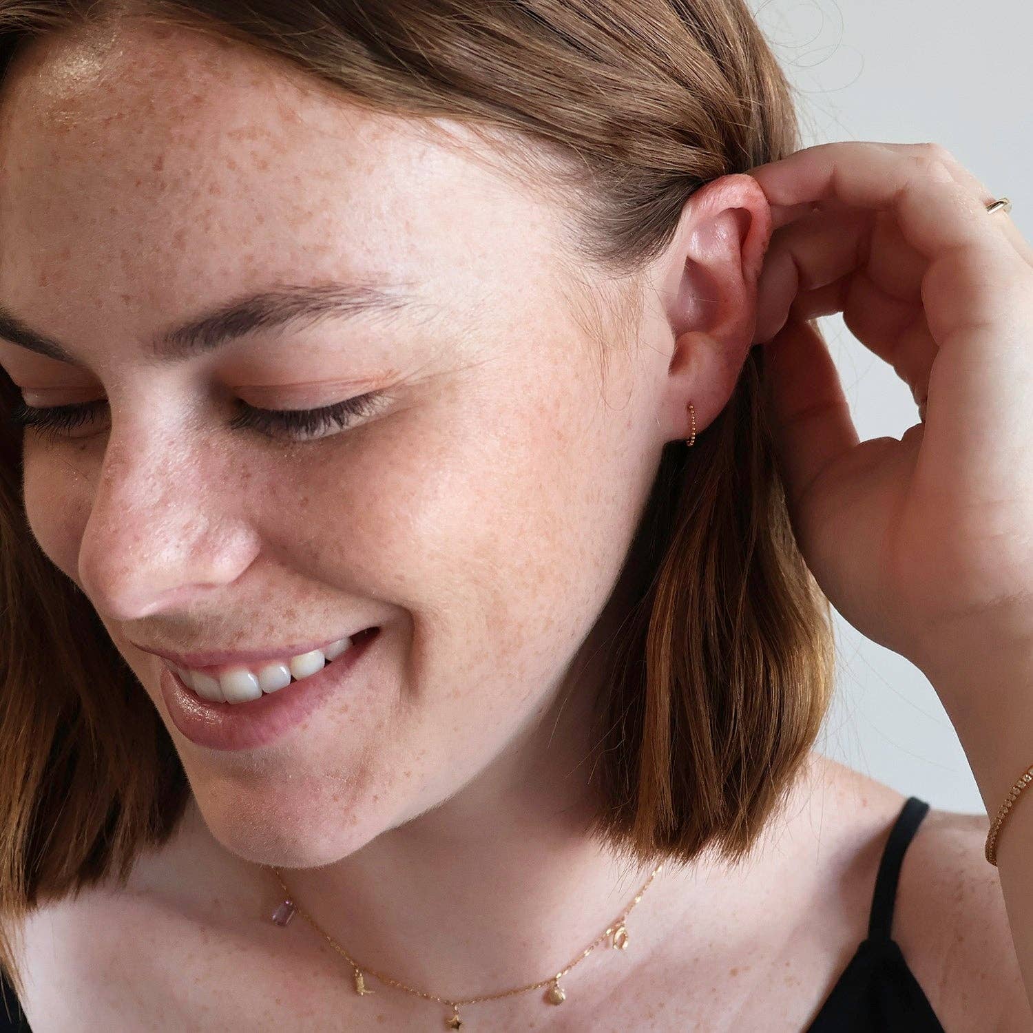 Ball Chain Huggies - Proper