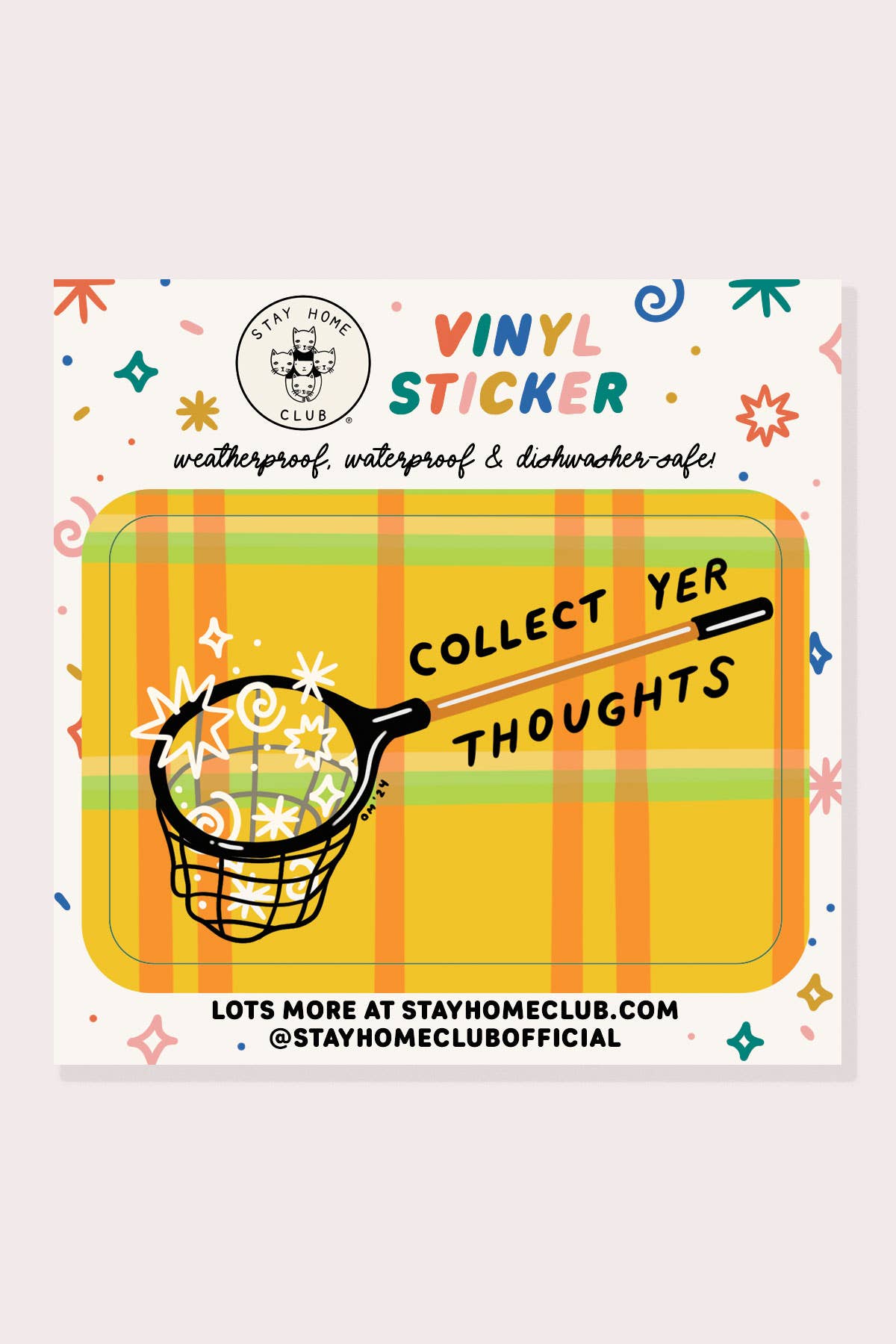 Collect Yer Thoughts Vinyl Sticker - Proper