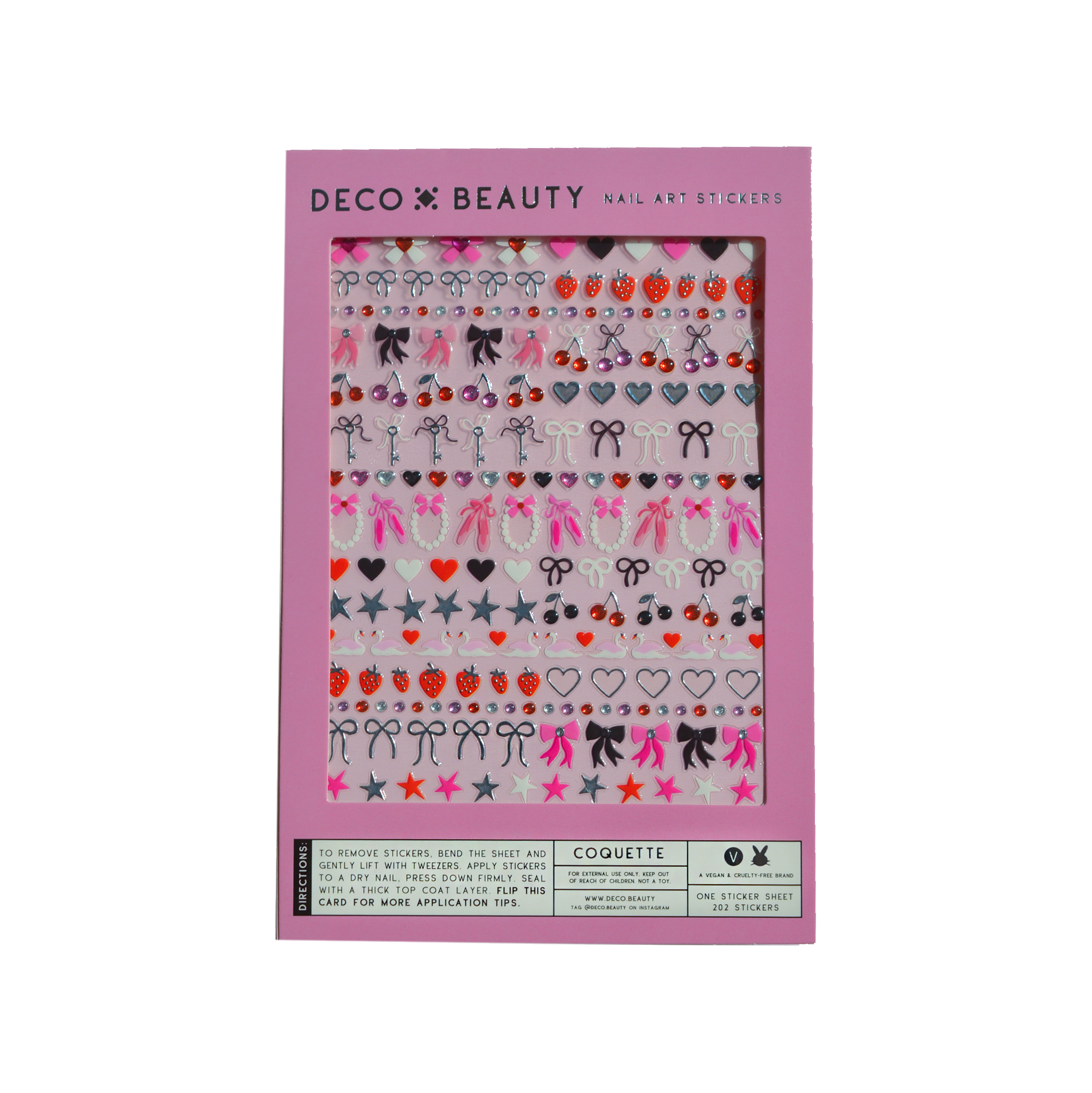 Nail Art Stickers - Coquette - Proper