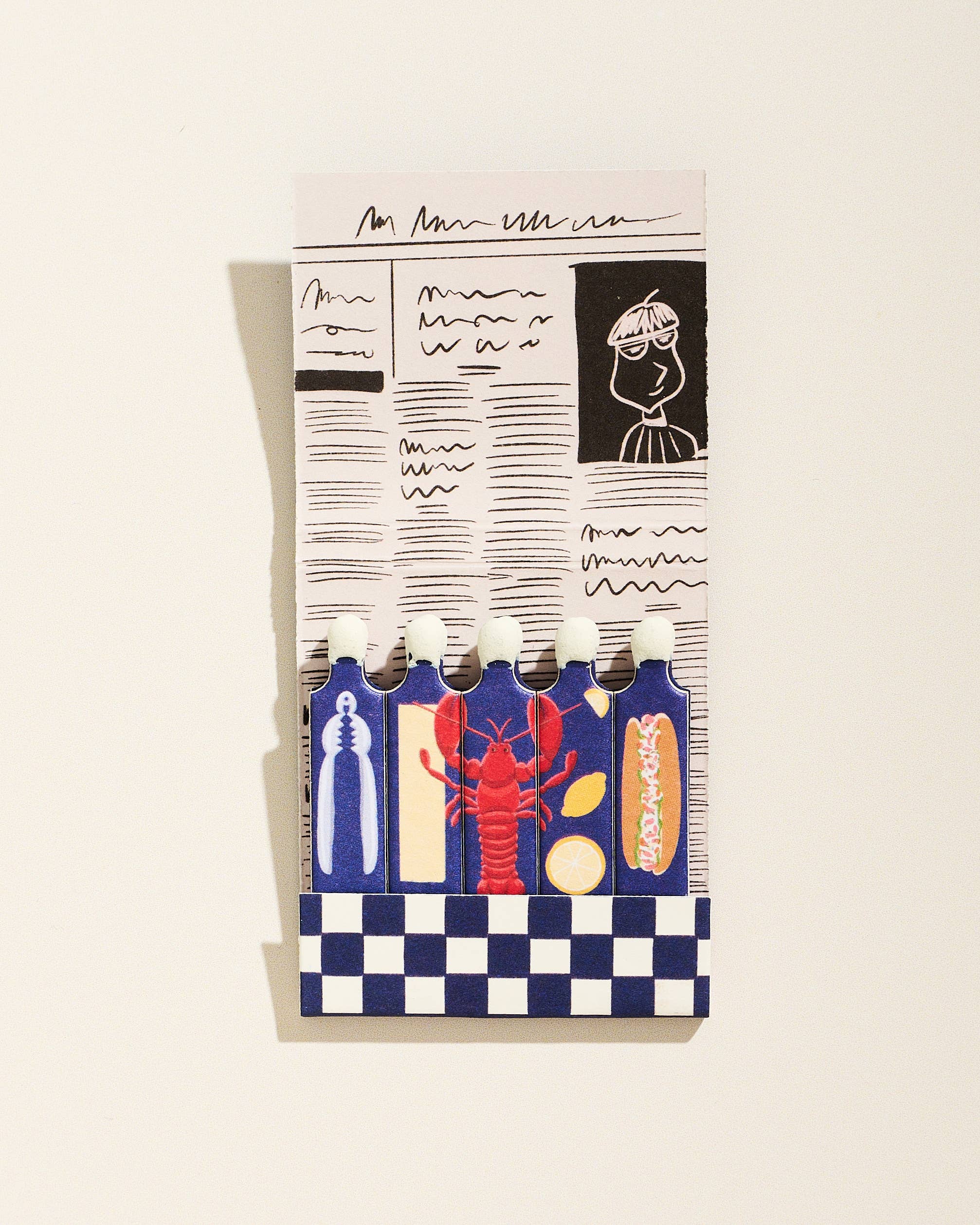 Lobster 10 Stem Matchbook - Proper