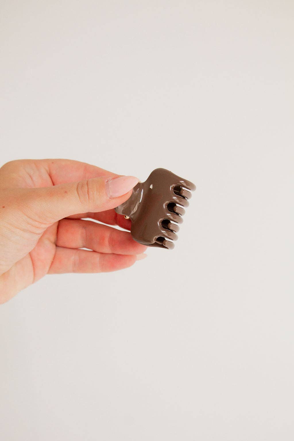 Mini Resin Rectangle Claw Clip
