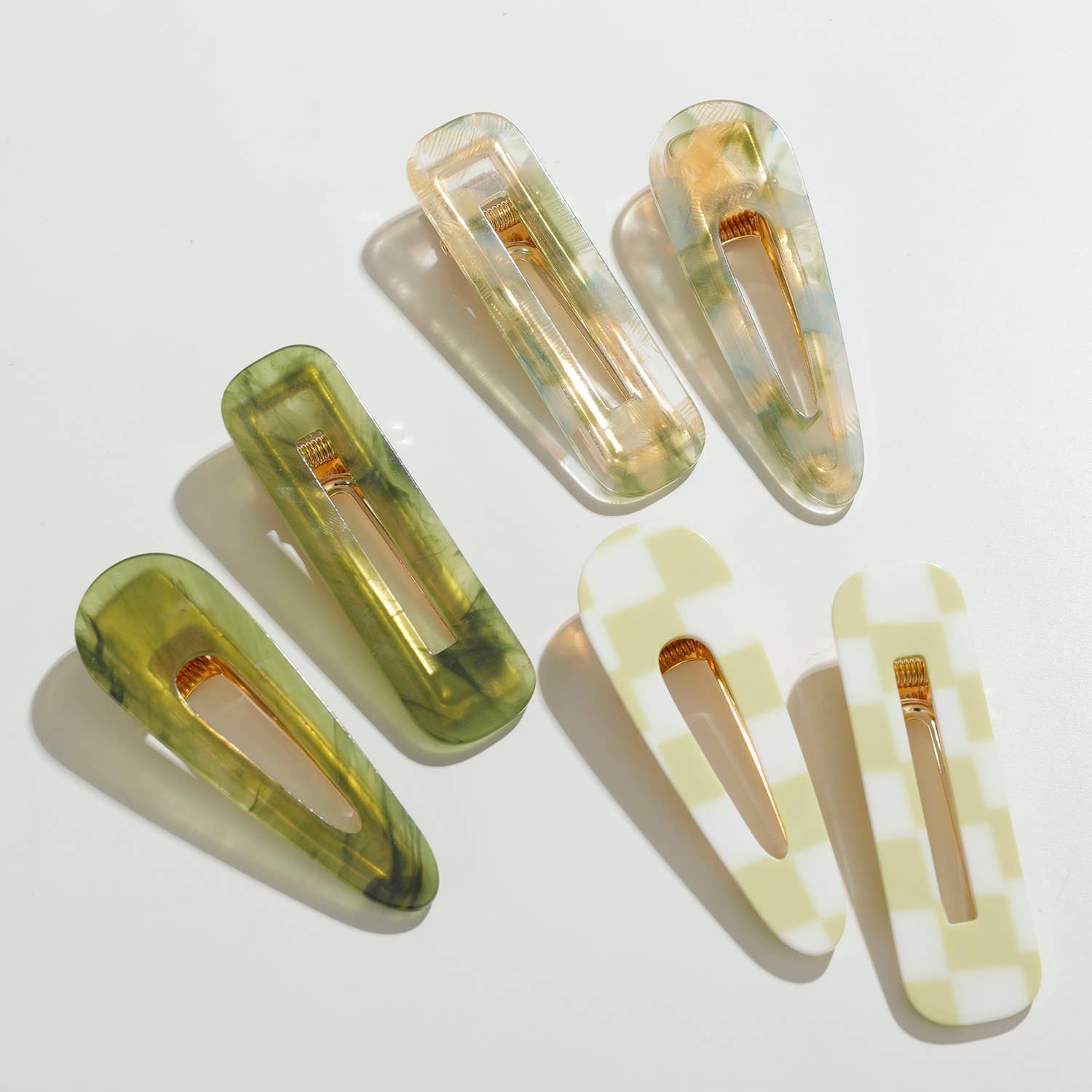 Gemma Green Hair Clip Set - Proper