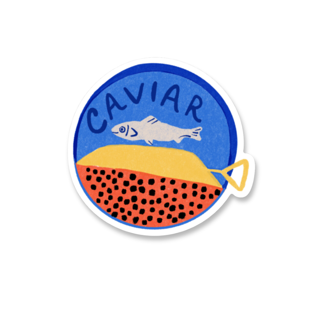 Caviar Vinyl Sticker - Proper