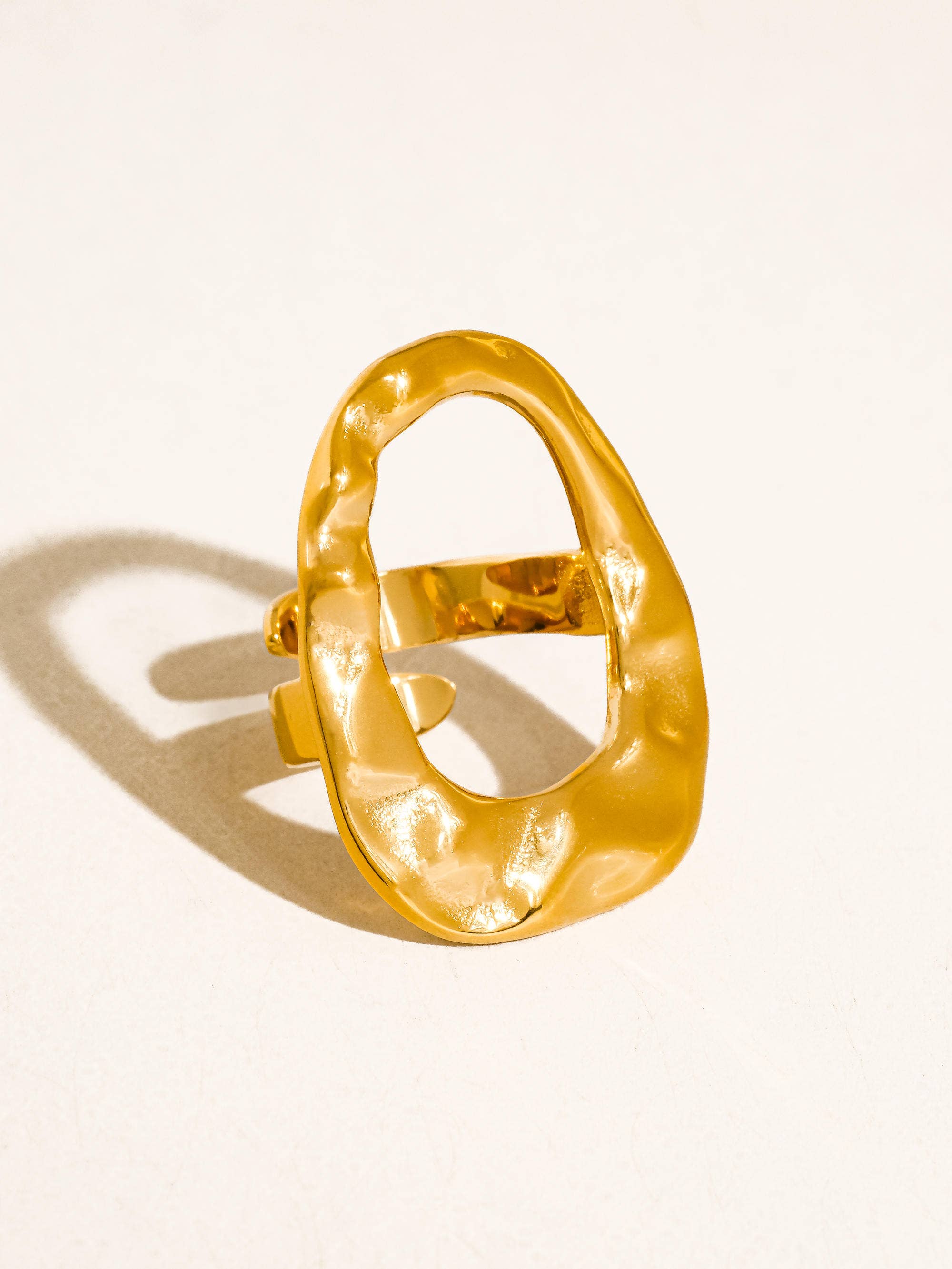 Gold Plated Statement Rings