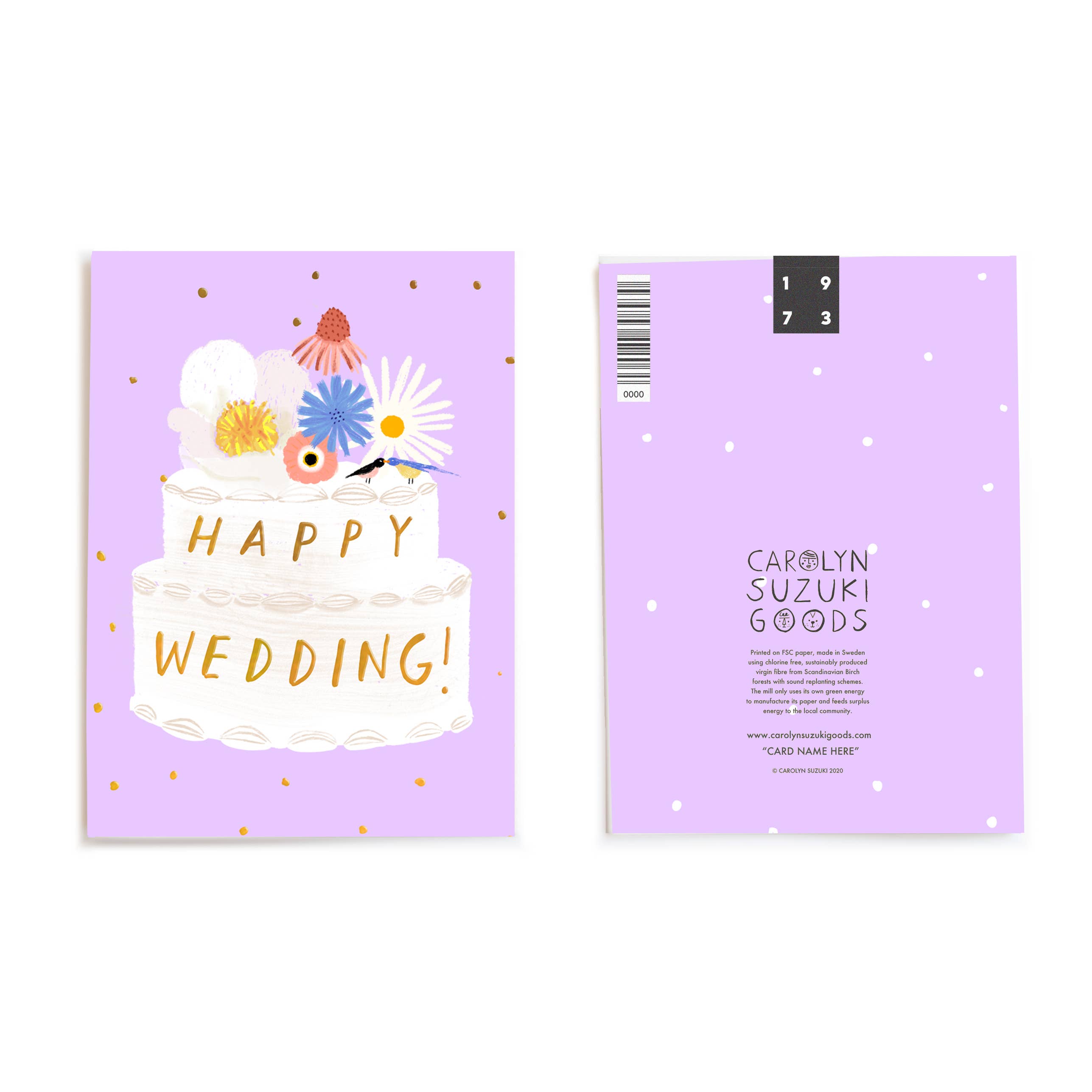 Sugar Union - Wedding Card - Proper