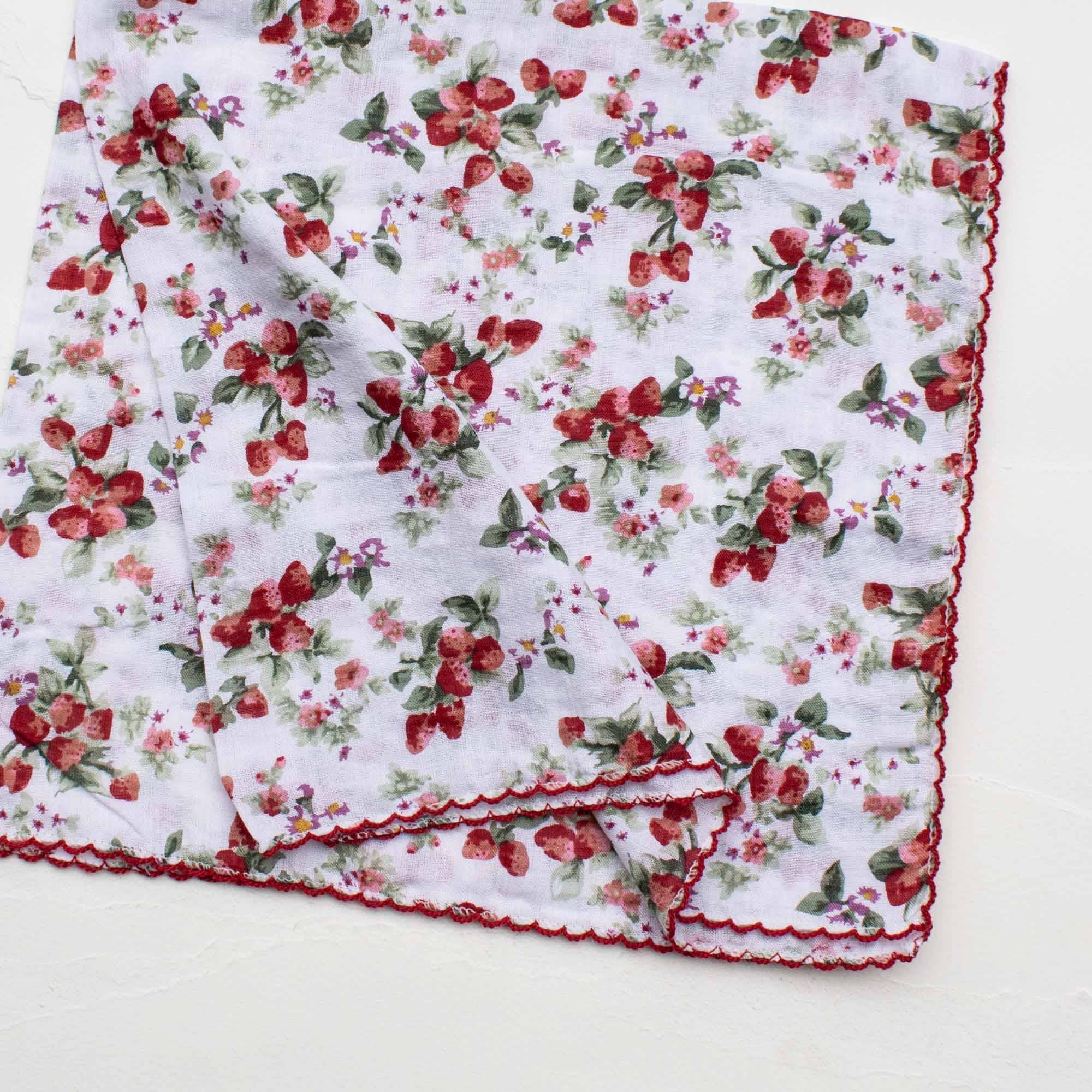 Strawberry Cotton Scarf