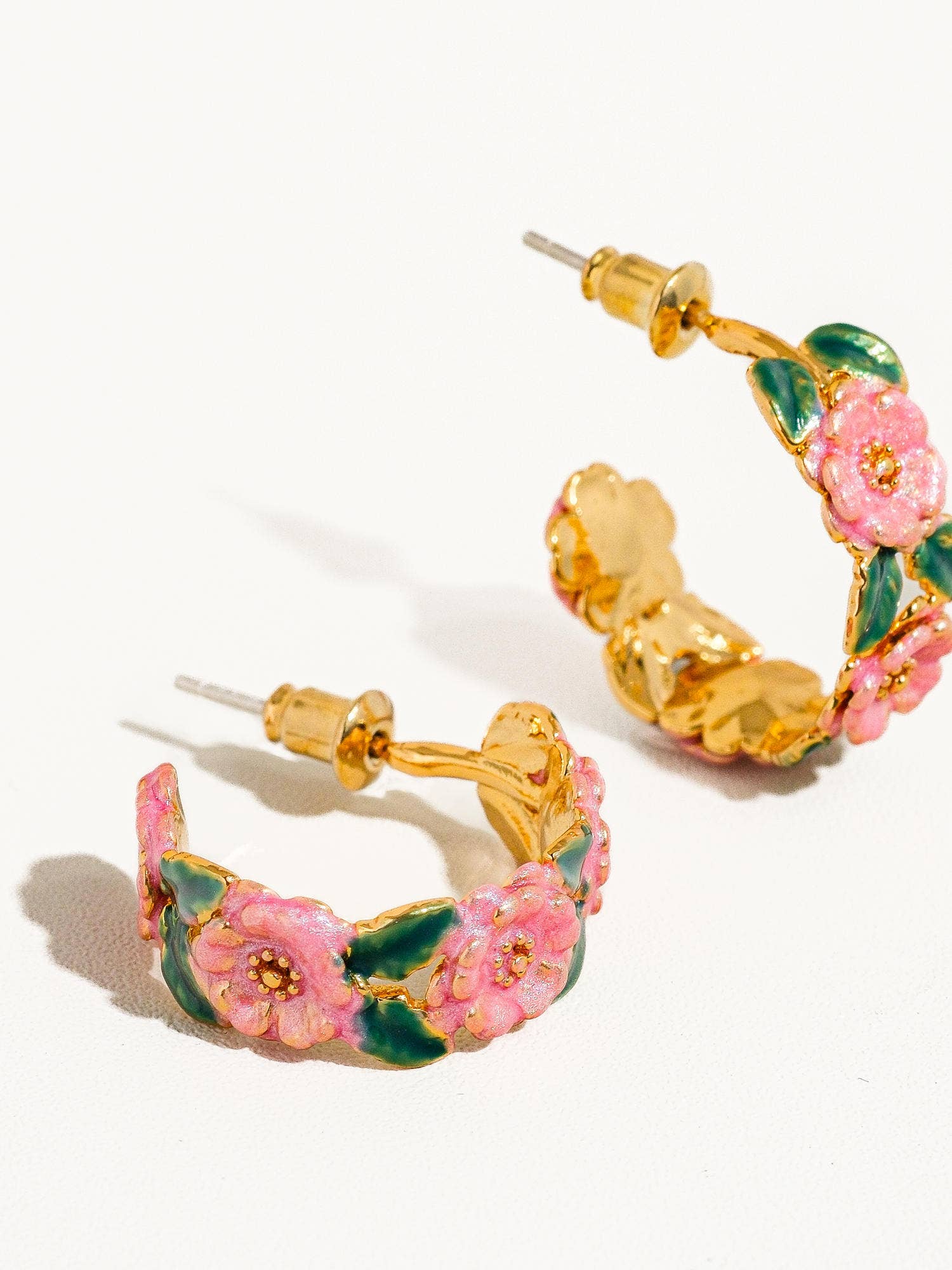 Jocelyn Floral Hoop Earring - Proper