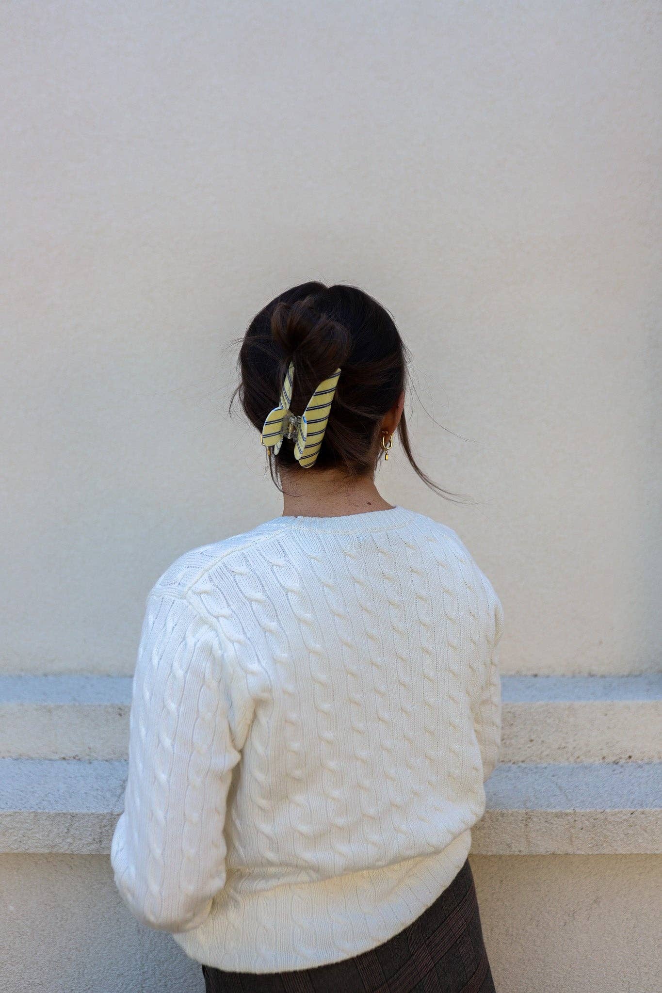 Pinstripe Claw Clip - Proper