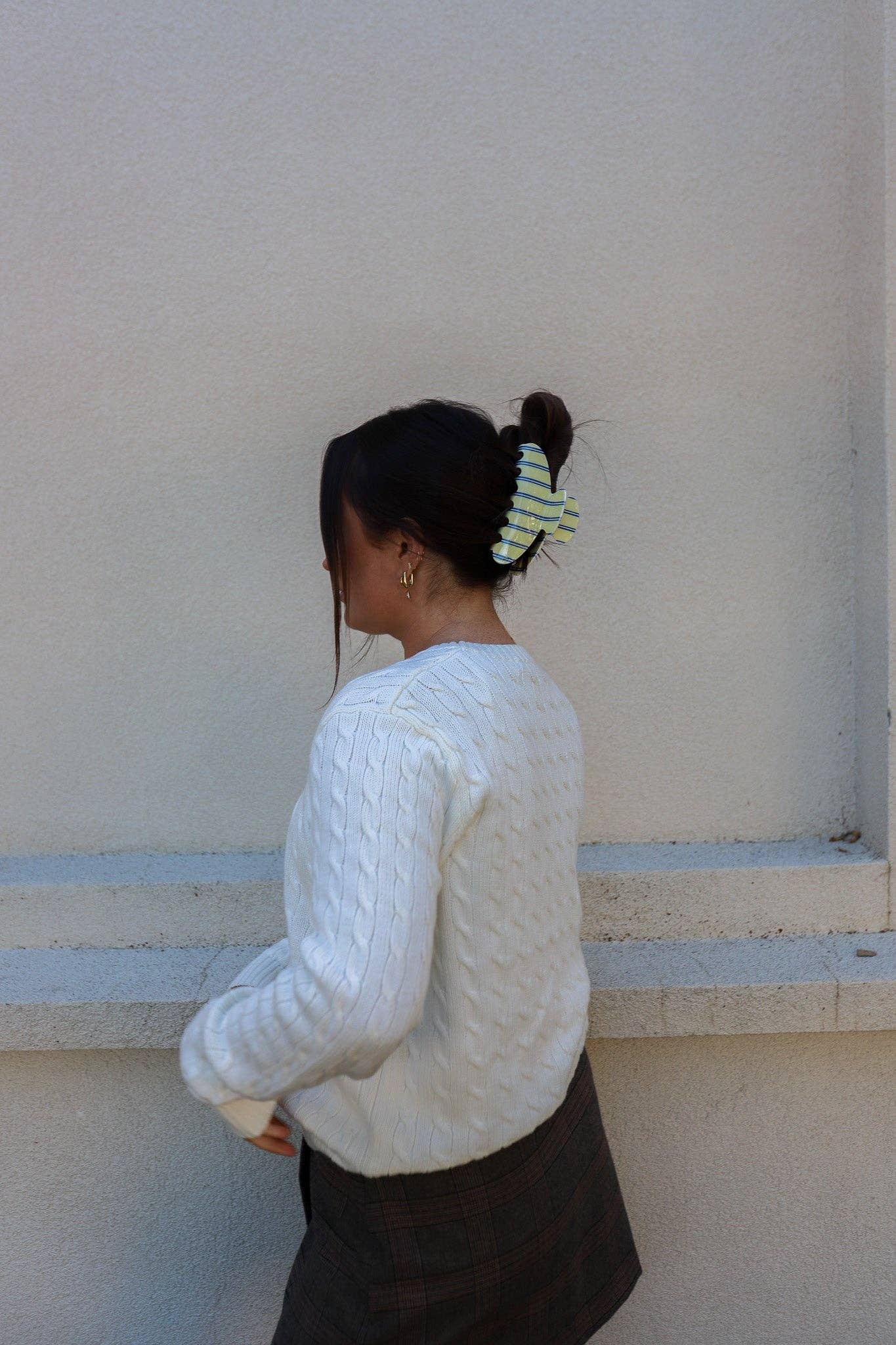 Pinstripe Claw Clip - Proper