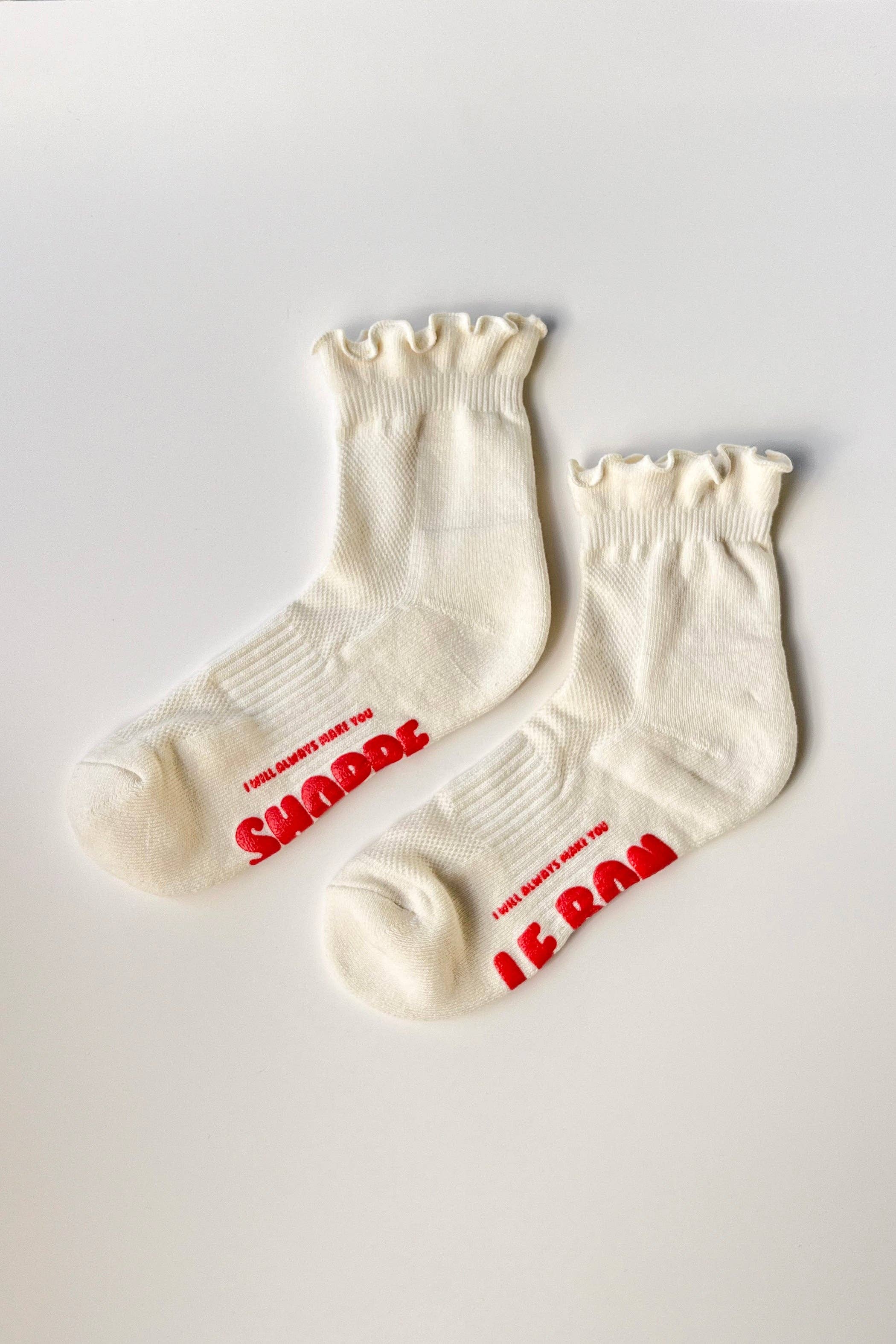 Ruffled Hugger Crew Socks (Wholesale) - Proper