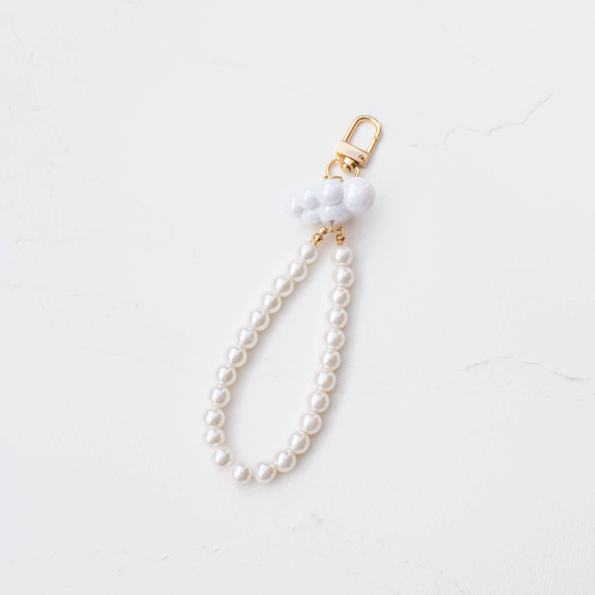 Cloud Pearl Bag Charm - Proper