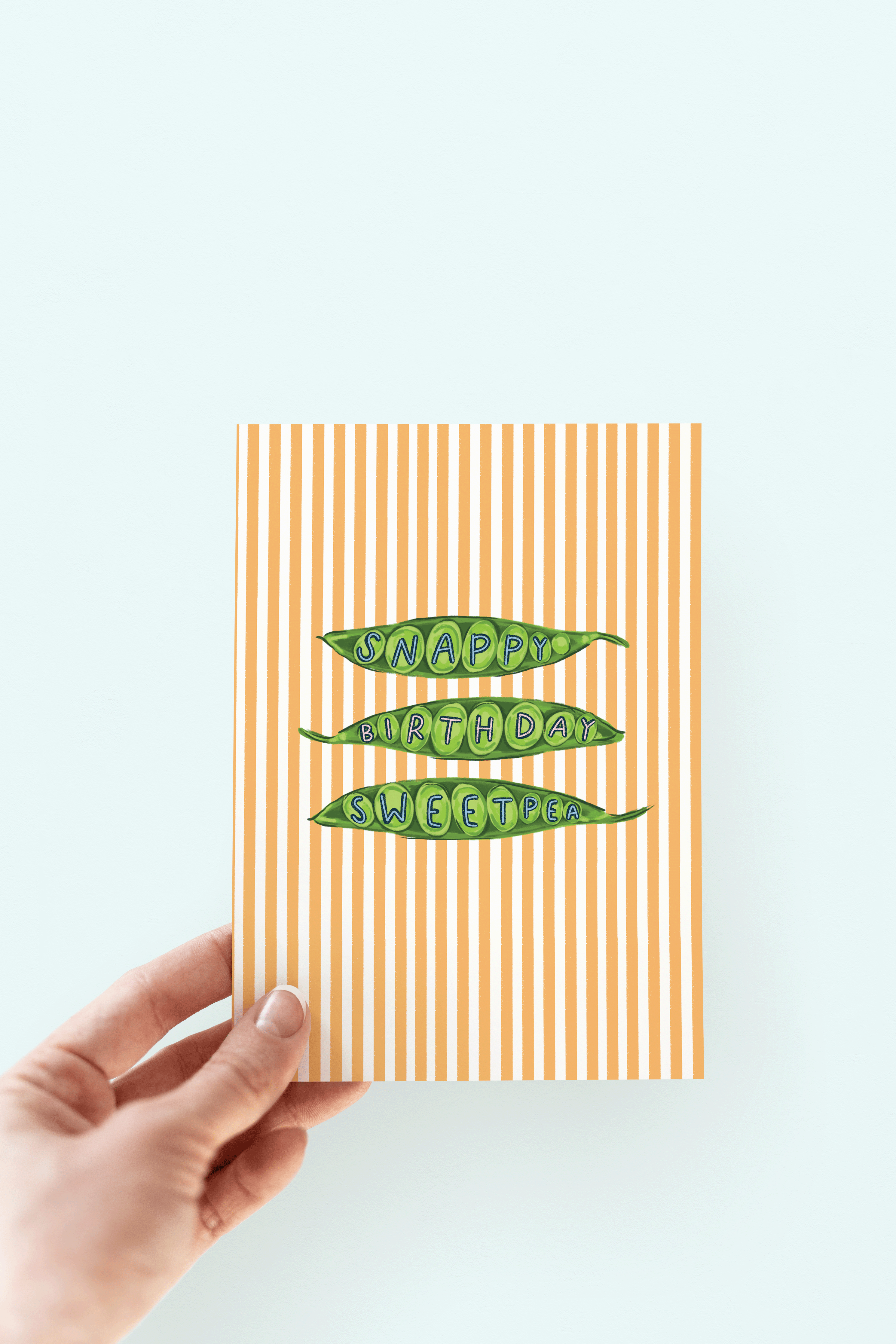 Snappy Birthday SweatPea Birthday Card - Proper