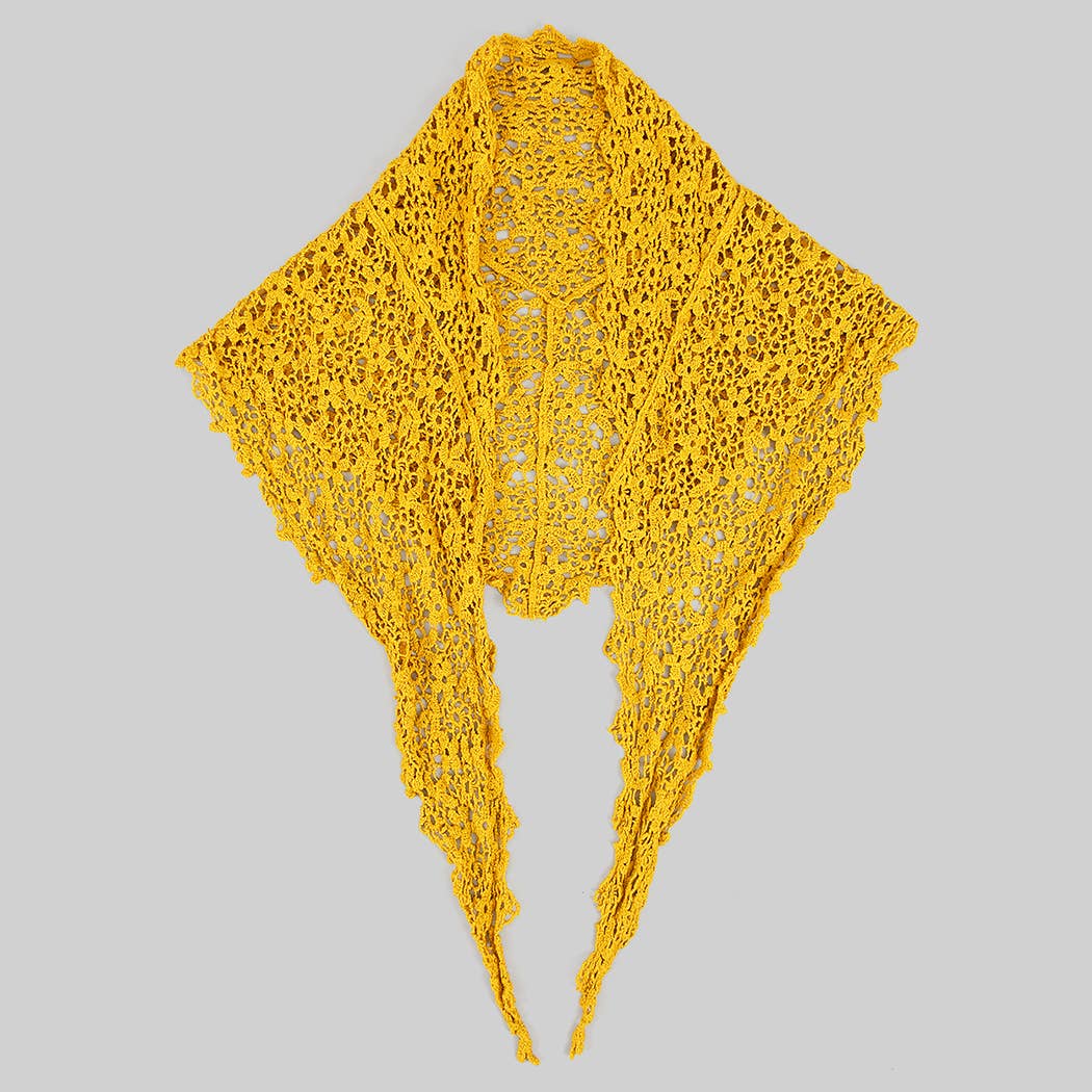 HEAD WRAP CROCHET OR SHOULDER WRAP SCARF - Proper