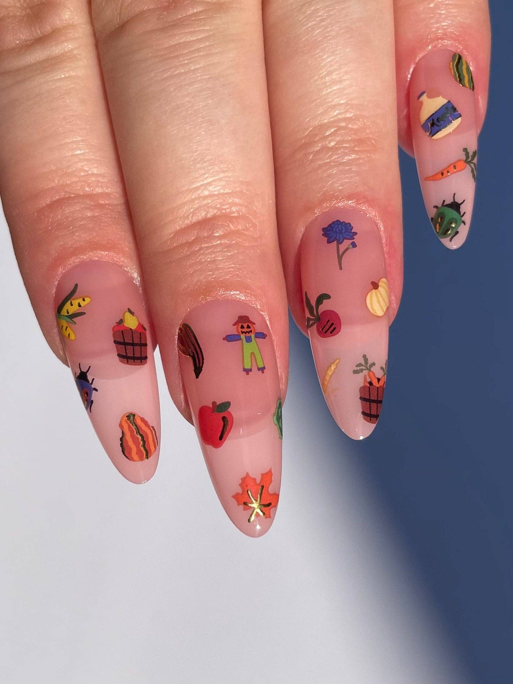 Nail Art Stickers - Honeycrisp