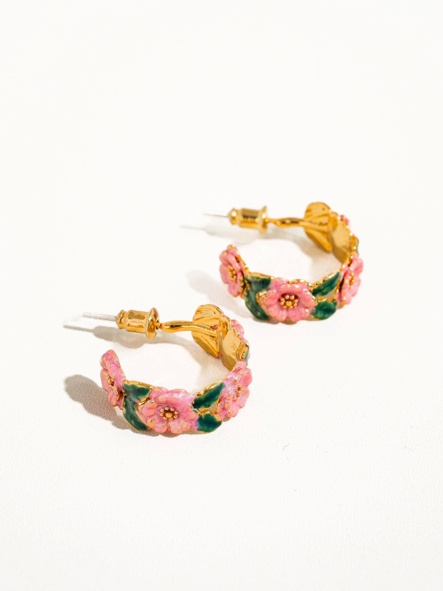Jocelyn Floral Hoop Earring - Proper
