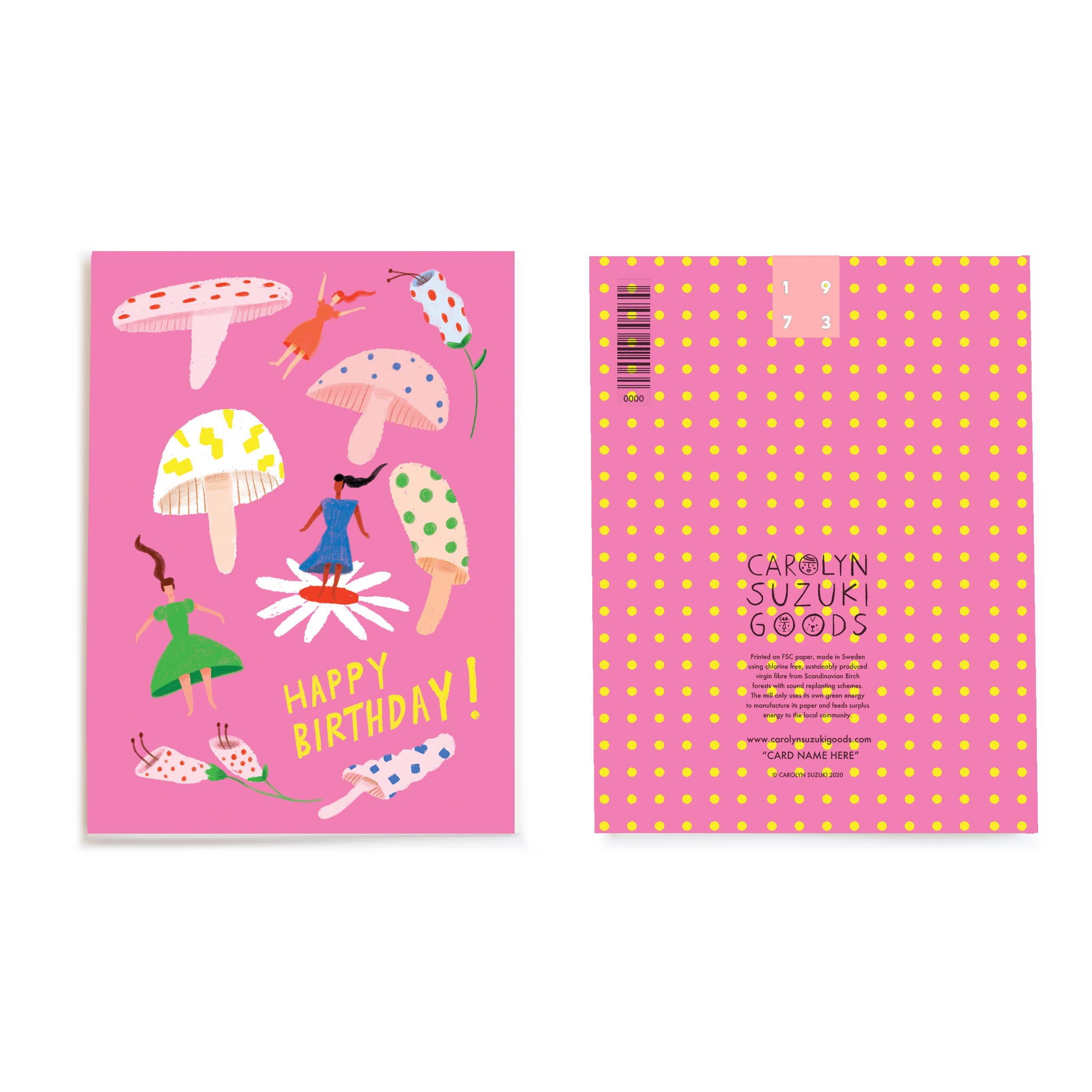 Fun with Fungi - Birthday Card - Proper