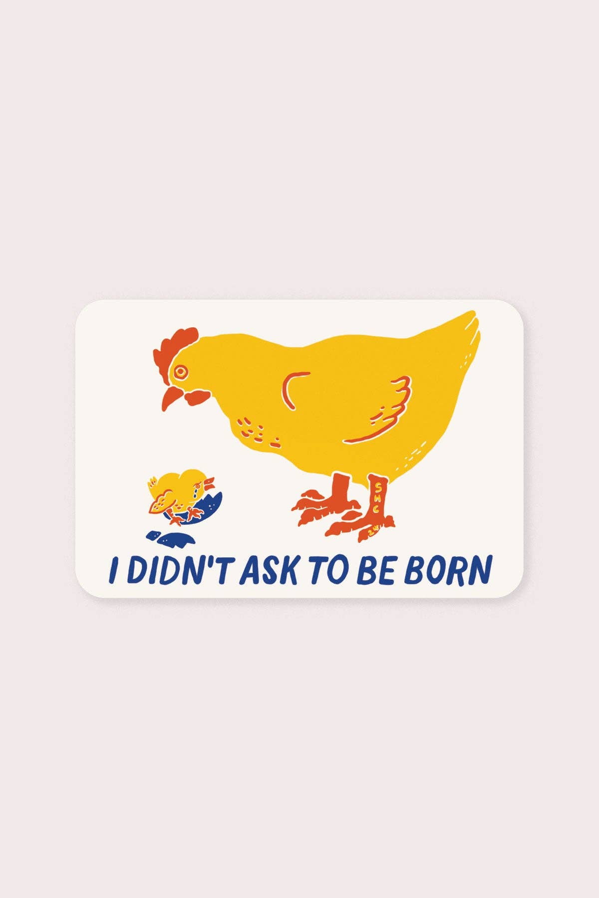 I Didn't Ask to be Born Vinyl Sticker - Proper