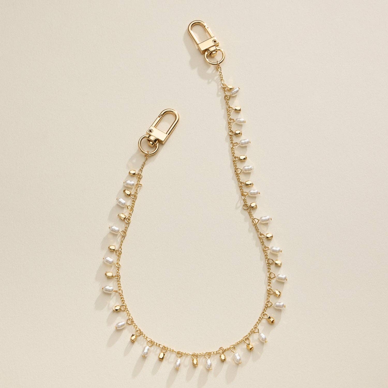 Pearl Accents Bag Charm - Proper