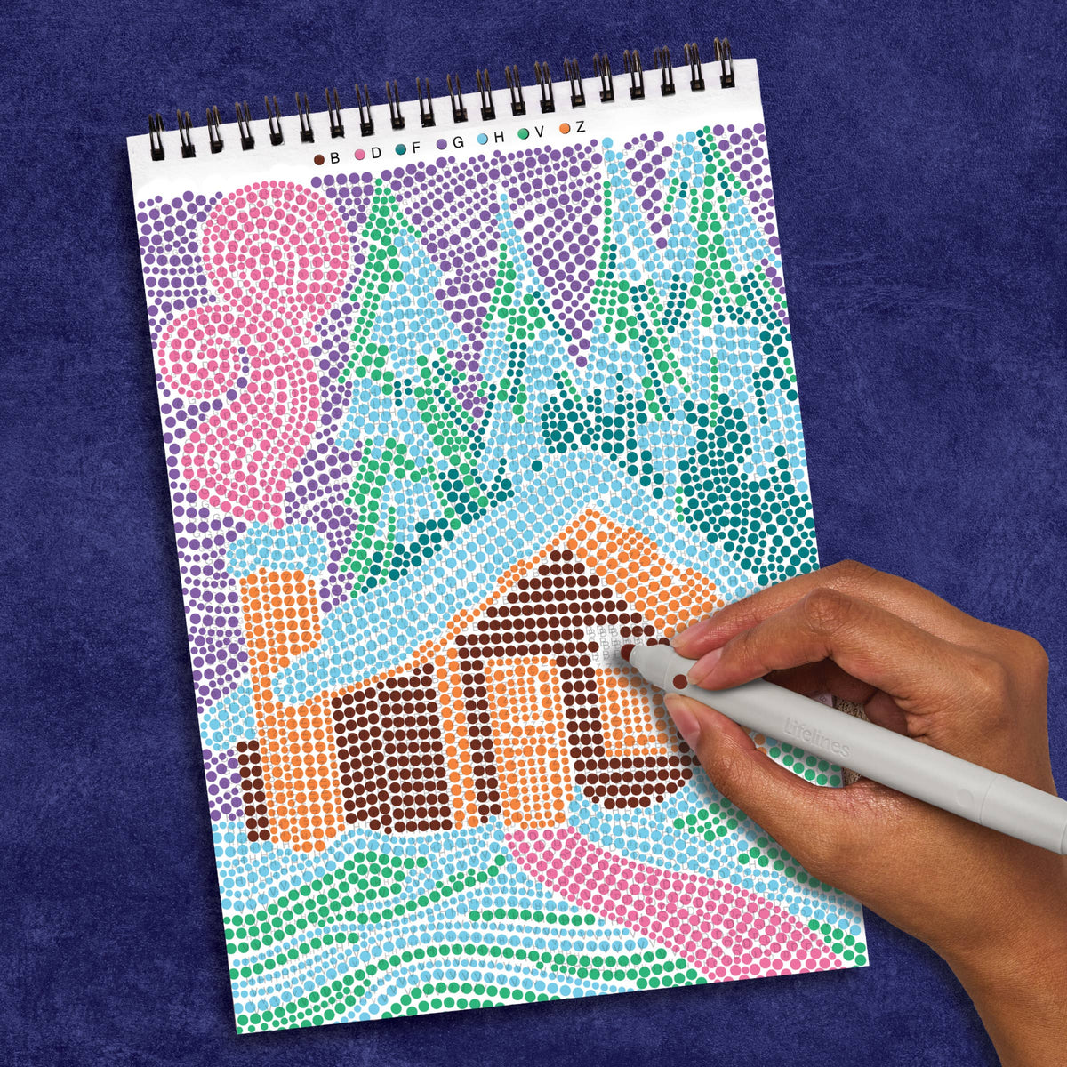 FlowArt-Dot By Letter - Snowed in - Proper