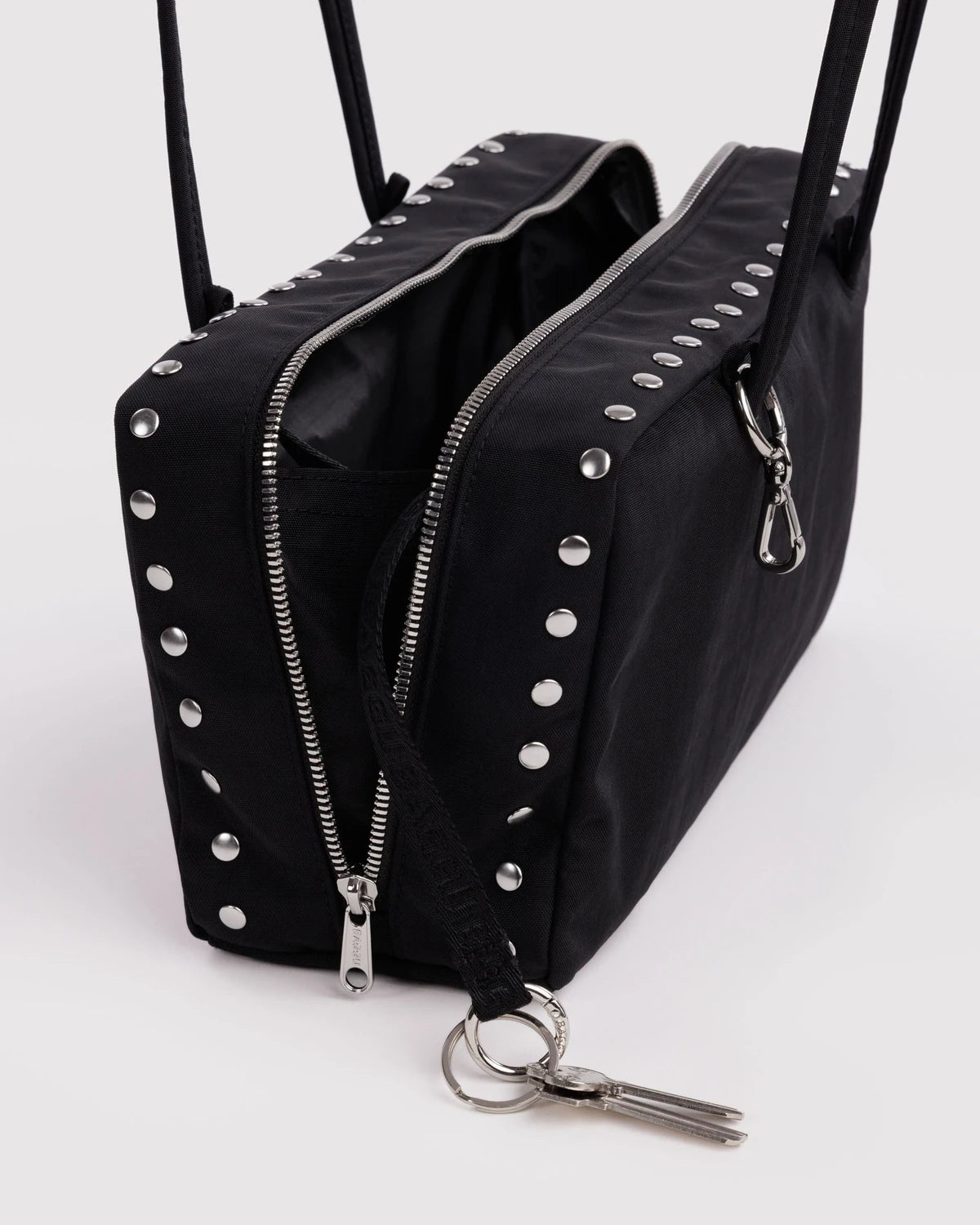 Baggu Nylon Bowler Bag - Studs
