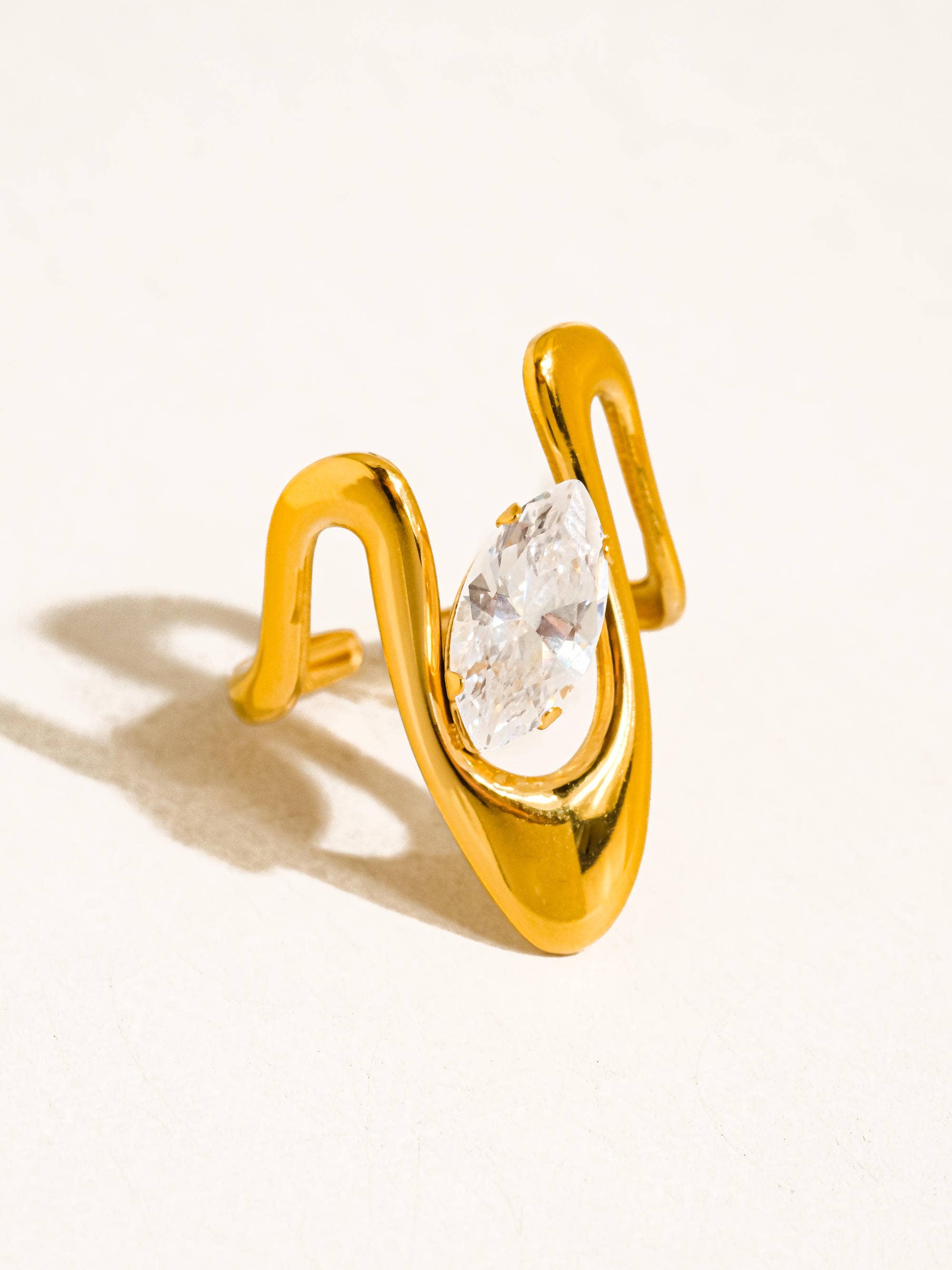 Vana Marquise CZ Open Ring - Proper